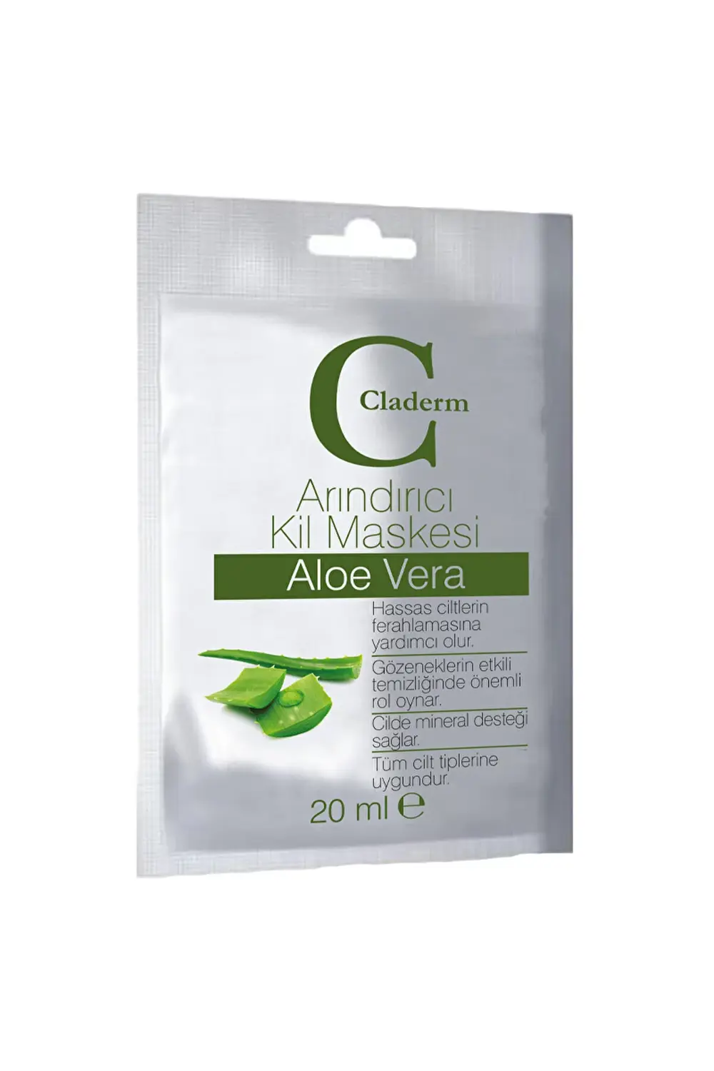 Clay Mask Arındırıcı Kil Maskesi Aloe Vera 20 ml 1 Adet