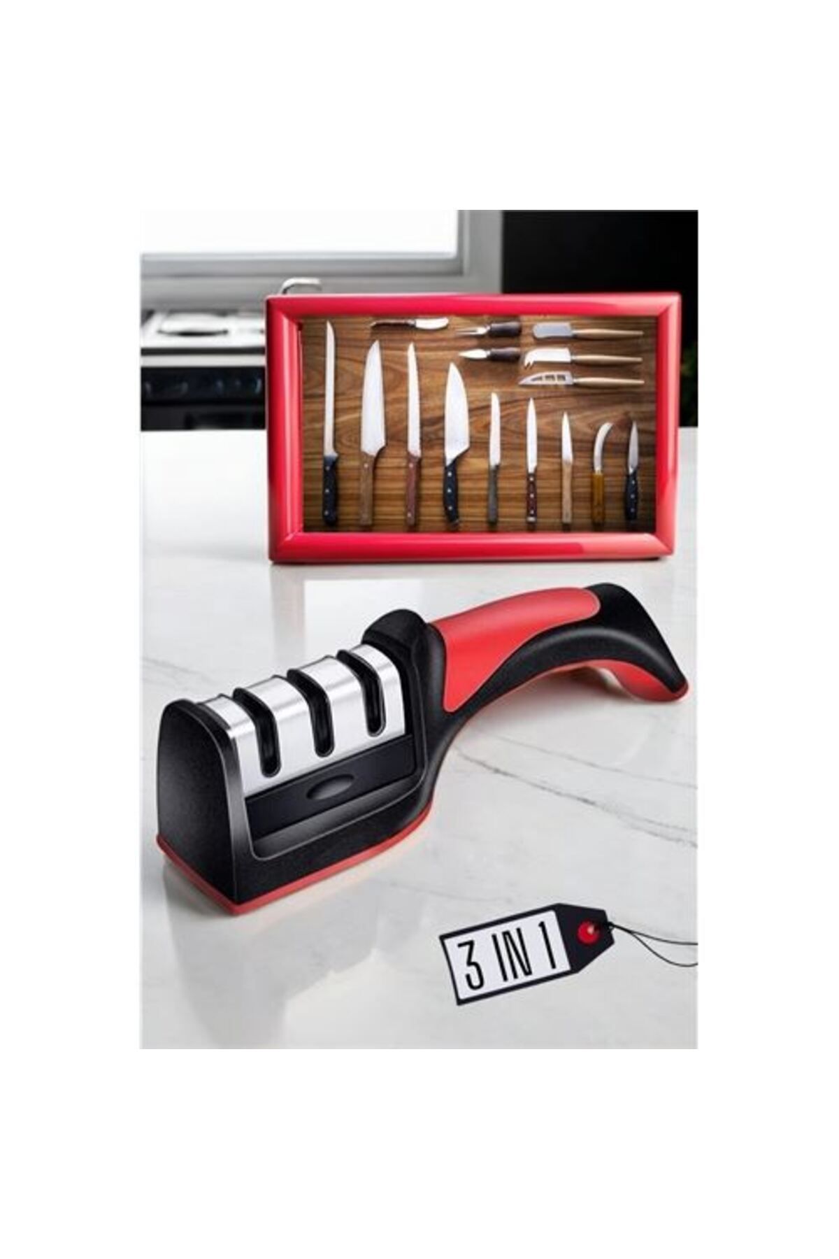 Clayton 3 in 1 Bıçak Bileyici