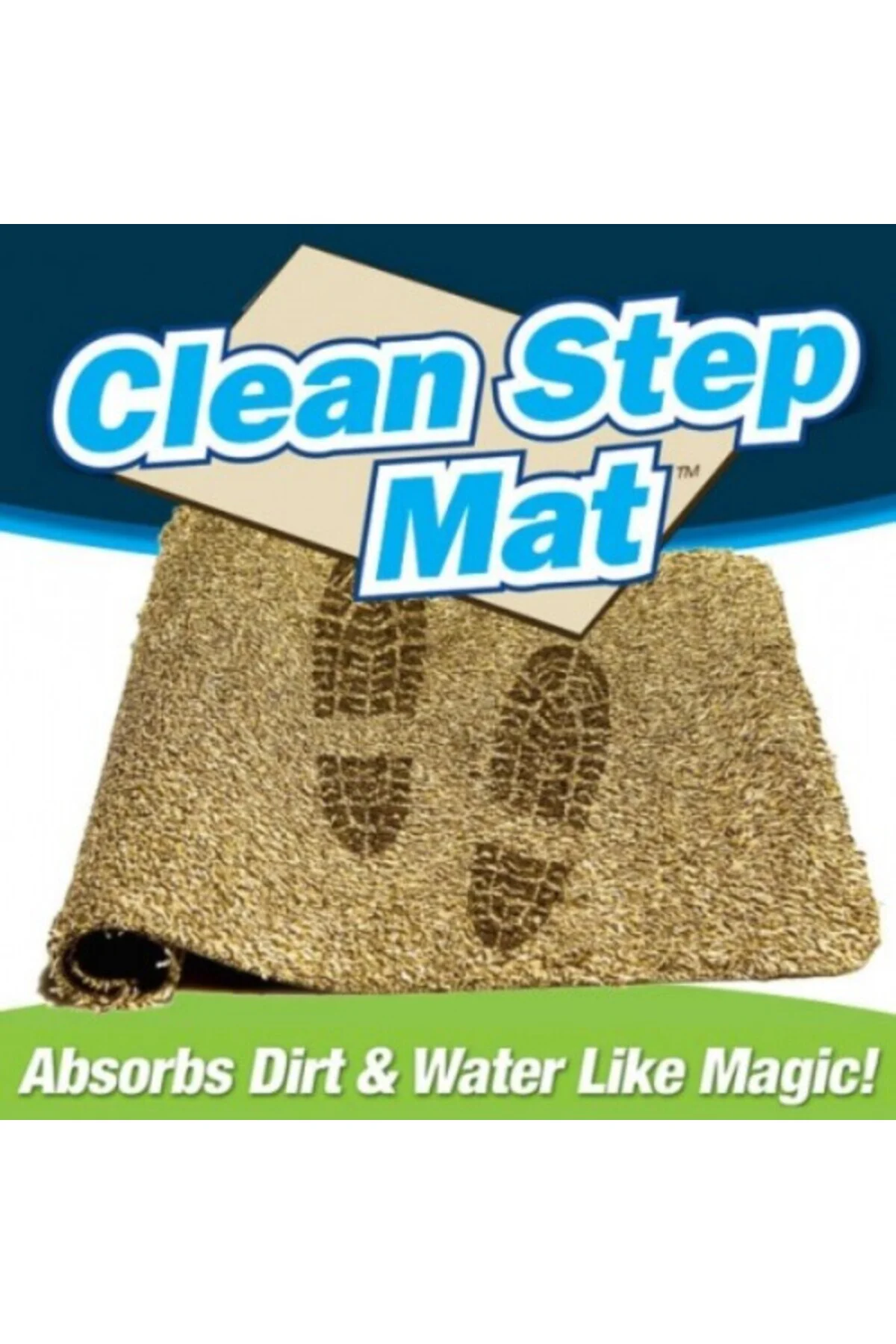 Clean Step Mat Yıkanabilir Mikrofiber Kir Toz Emici Iç-dış Ortam 