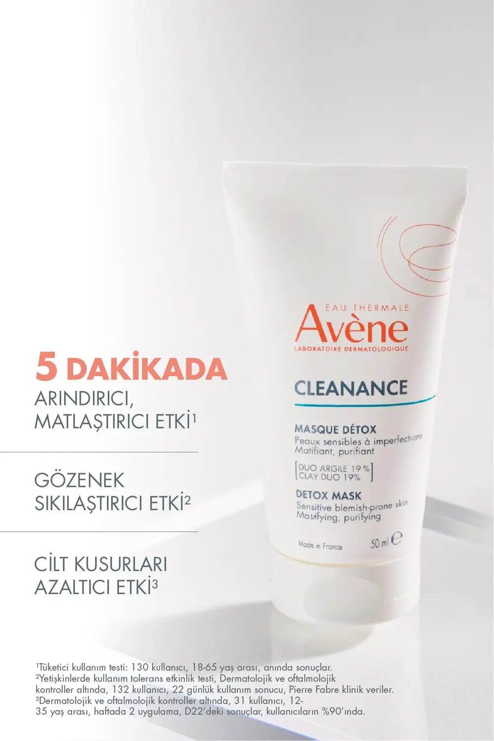 Cleanance Hassas ve Lekeye Eğilimli Ciltler için Matlaştırıcı ve