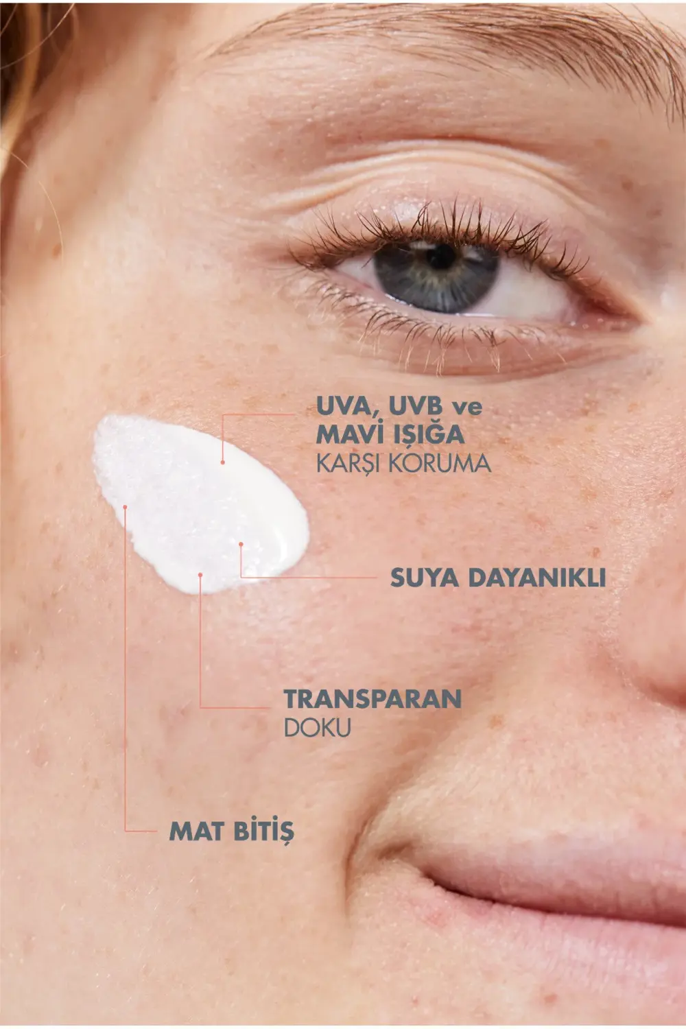 Cleanance SPF50+ Yağlı ve Akneye Eğilimli Ciltler için Yüksek Kor