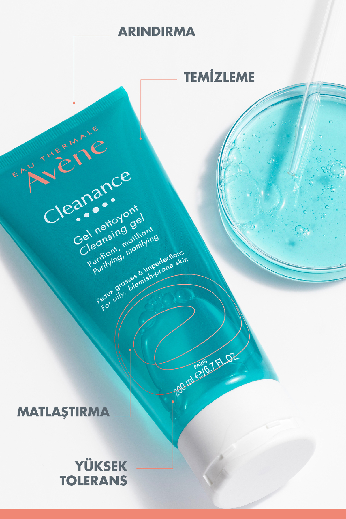 Avene Cleanance Yağlı Ciltler Ve Akneye Eğilimli Ciltler İçin Matlaştır