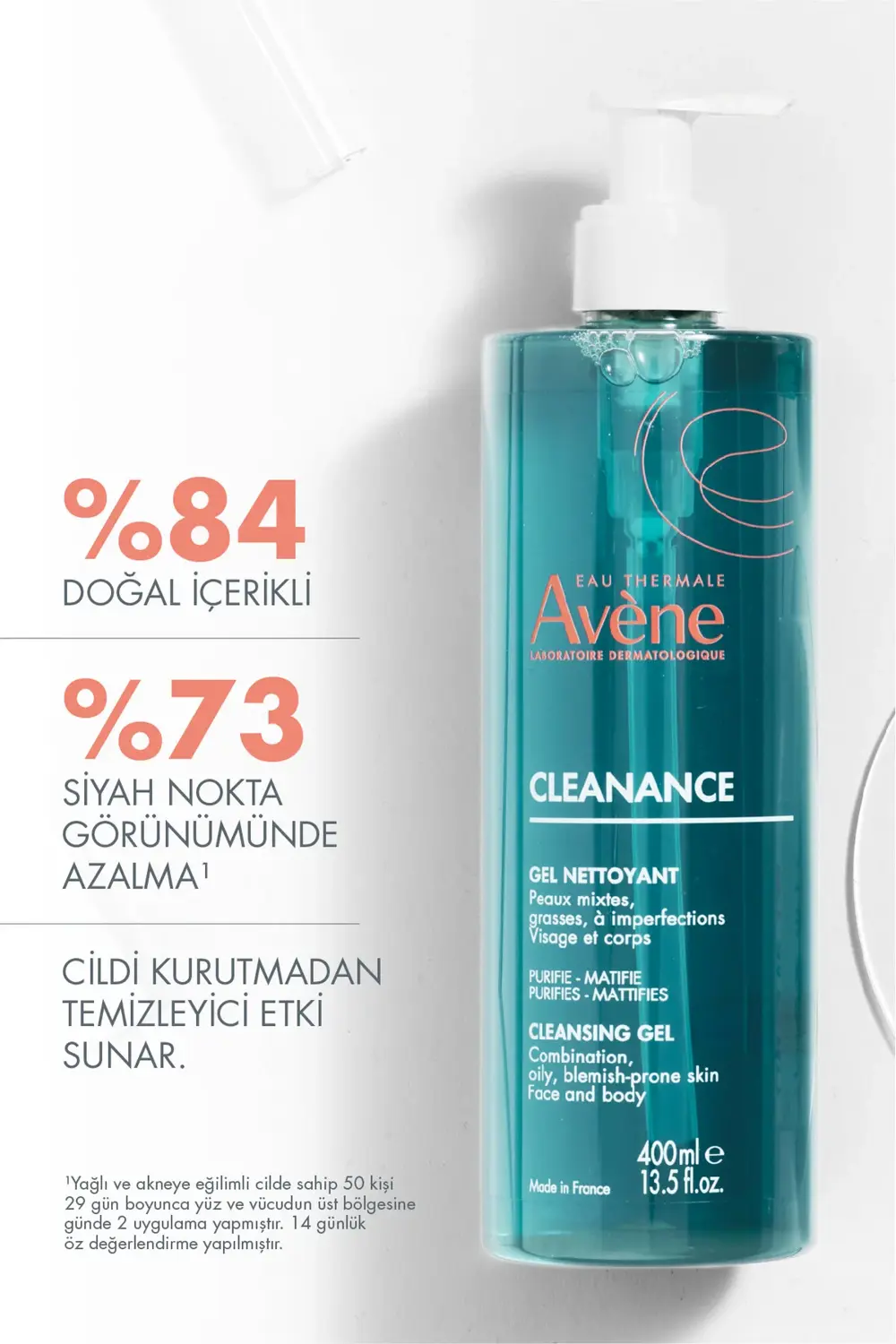 Cleanance Yağlı Ve Akneye Eğilimli Ciltler İçin Matlaştırıcı Temi