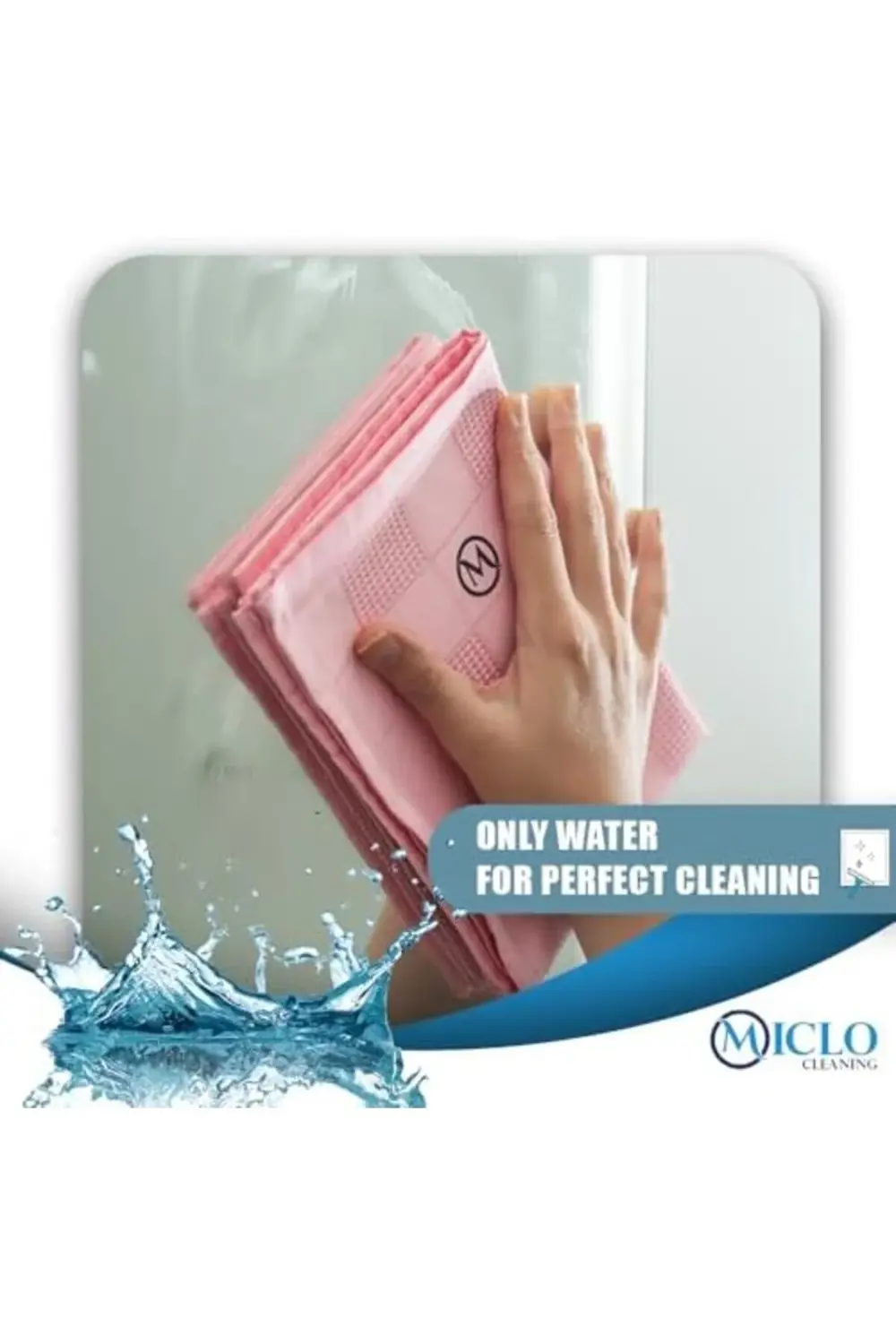 CLEANING | Mikrofiber Temizlik Bezi 3'lü Set | Sihirli Bez | Cam,