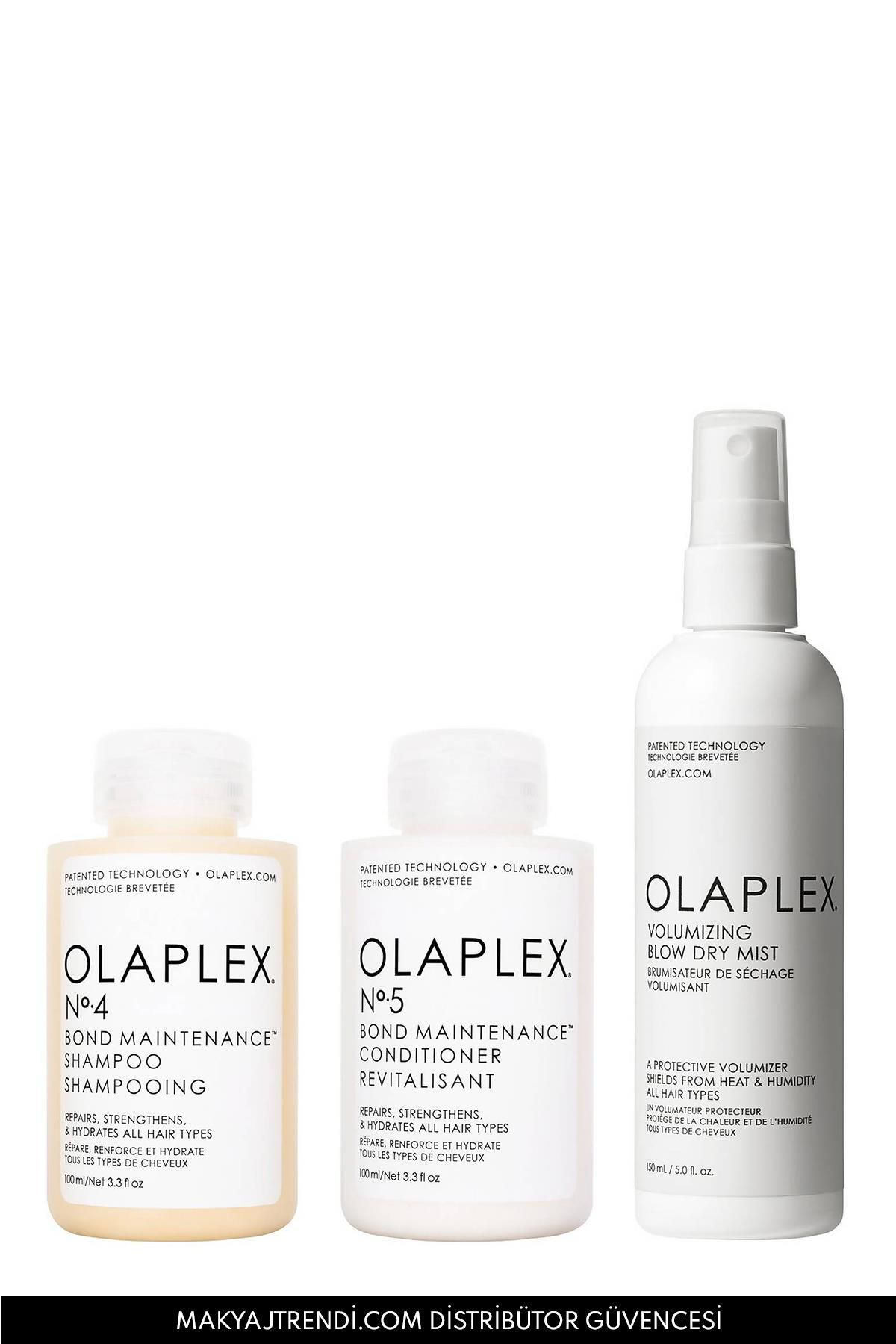 Olaplex Cleanse & Style Trio - Bağ Güçlendiren & Saçları Temizleyen & Nem