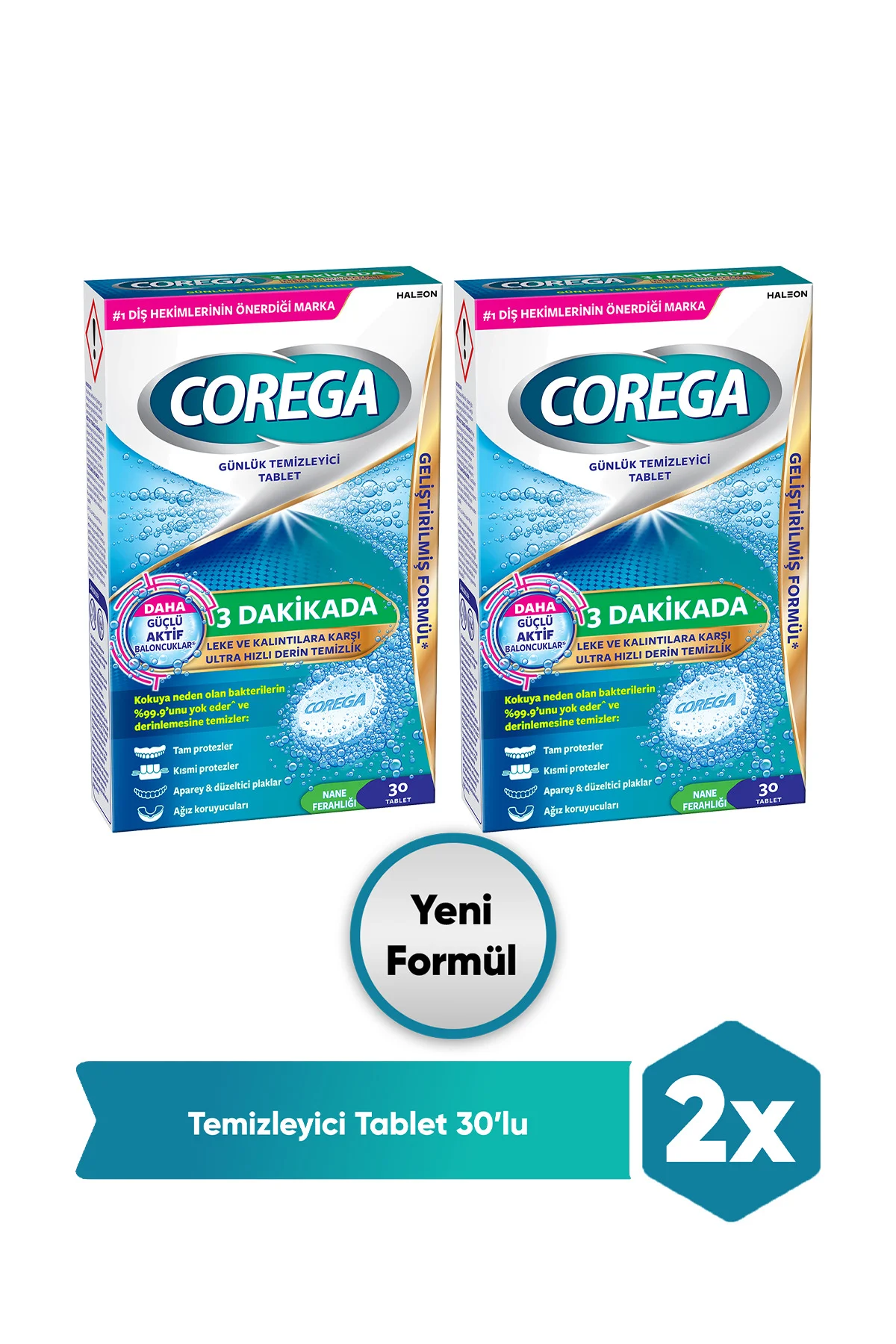 Cleanser Bio Protez Temizleme Tableti 30'lu X 2 Adet Fiyatı, Yorumları ve Özellikleri