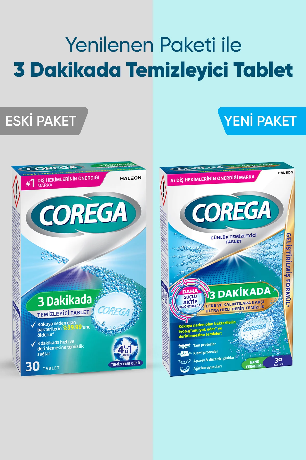 Cleanser Bio Protez Temizleme Tableti 30'lu X 2 Adet Fiyatı, Yorumları ve Özellikleri
