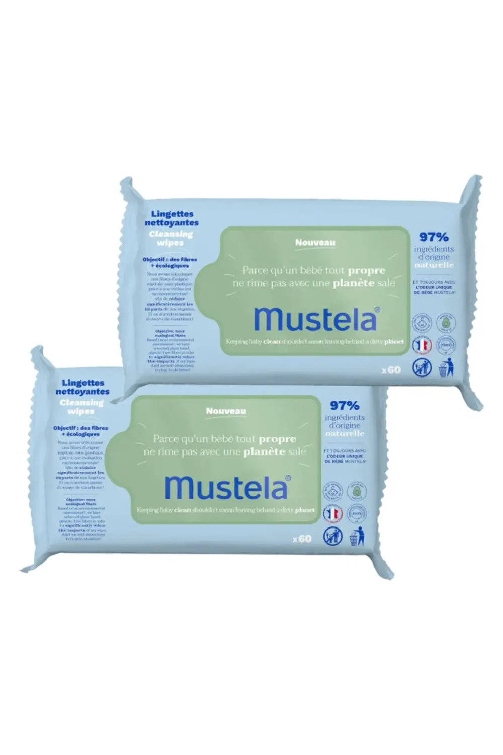 Cleansing Wipes x 60 İKİLİ ÖZEL PAKET