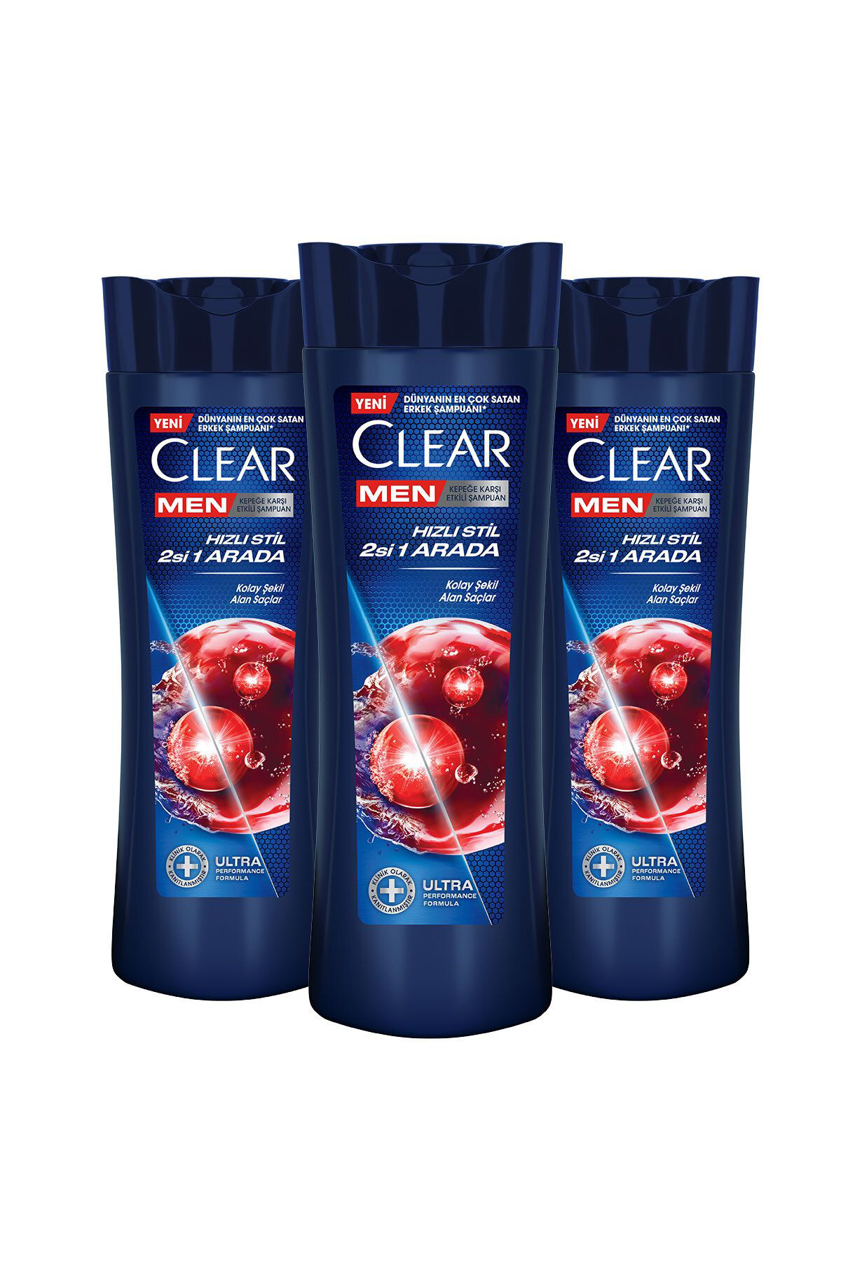 Clear Men Kepeğe Karşı Etkili Şampuan Hızlı Stil 2si 1 Arada 350 