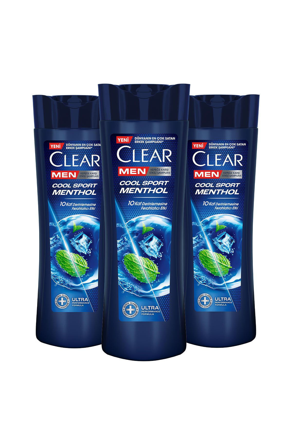 Clear Men Kepeğe Karşı Etkili Şampuan Cool Sport Menthol Ferahlat
