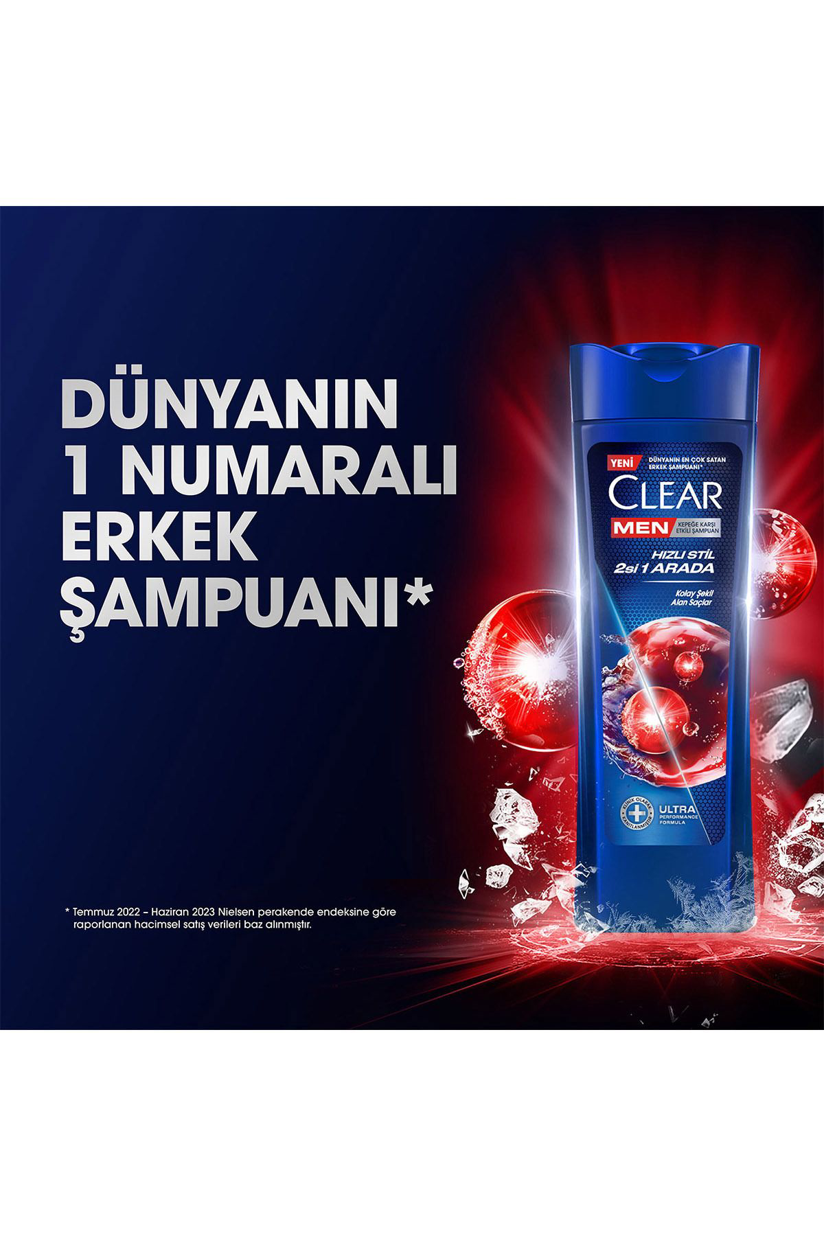 Clear Men Kepeğe Karşı Etkili Şampuan Hızlı Stil 2si 1 Arada 350 