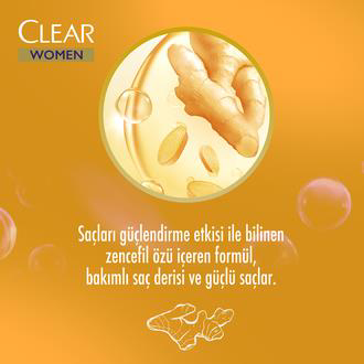 Clear Women Kepeğe Karşı Etkili Şampuan Saç Dökülmesine Karşı Zen Clear Women Kepeğe Karşı Etkili Şampuan Saç Dökülmesine Karşı Zen