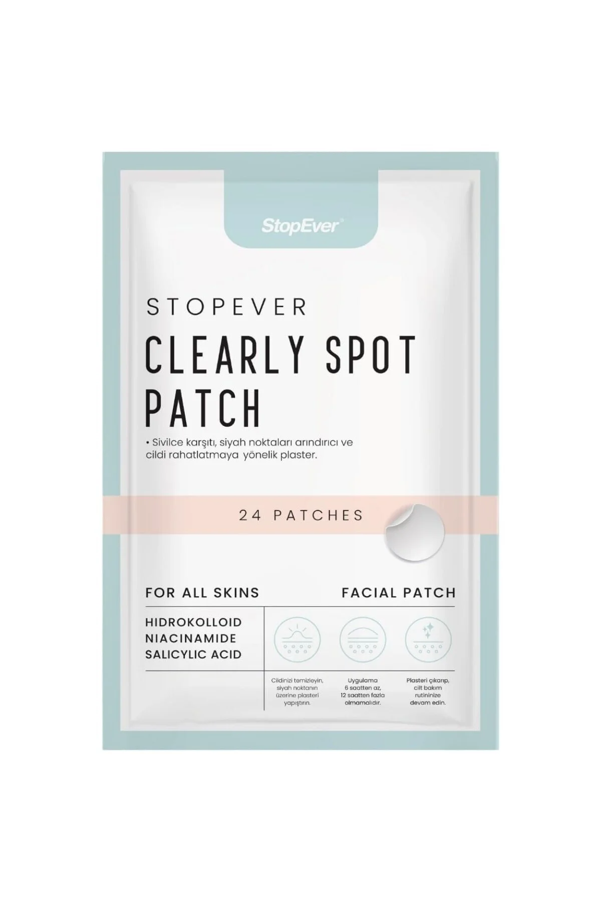 Clearly Spot Patch, Karşıtı Şeffaf Plaster | Şeffaf, Ultra İnce, 