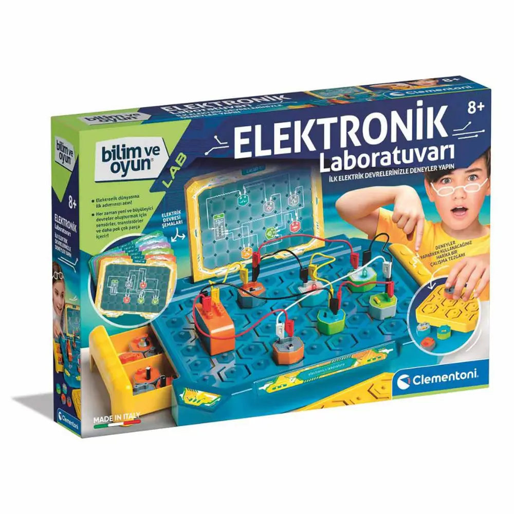 Clementoni Bilim ve Oyun - Elektronik Laboratuvarı 64328 Clementoni Bilim ve Oyun - Elektronik Laboratuvarı 64328