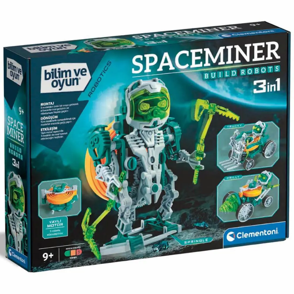 Clementoni Bilim ve Oyun: Spaceminer 64089 Clementoni Bilim ve Oyun: Spaceminer 64089
