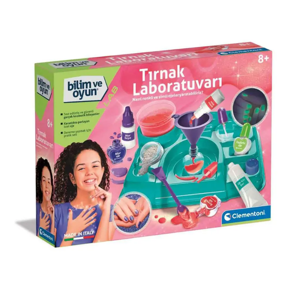 Clementoni Bilim ve Oyun Tırnak Labaratuvarı 64471 Clementoni Bilim ve Oyun Tırnak Labaratuvarı 64471