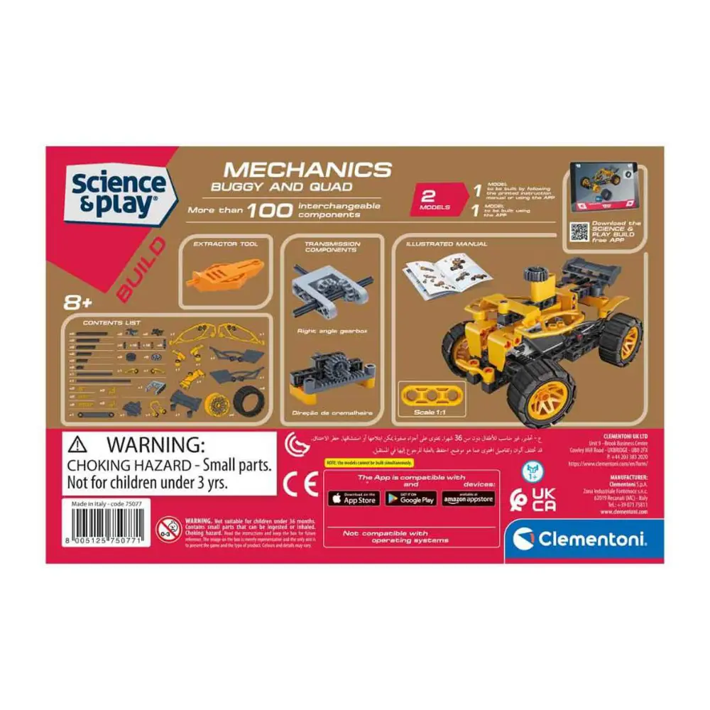Clementoni Mekanik Laboratuvarı Buggy ve Quad 75077TR