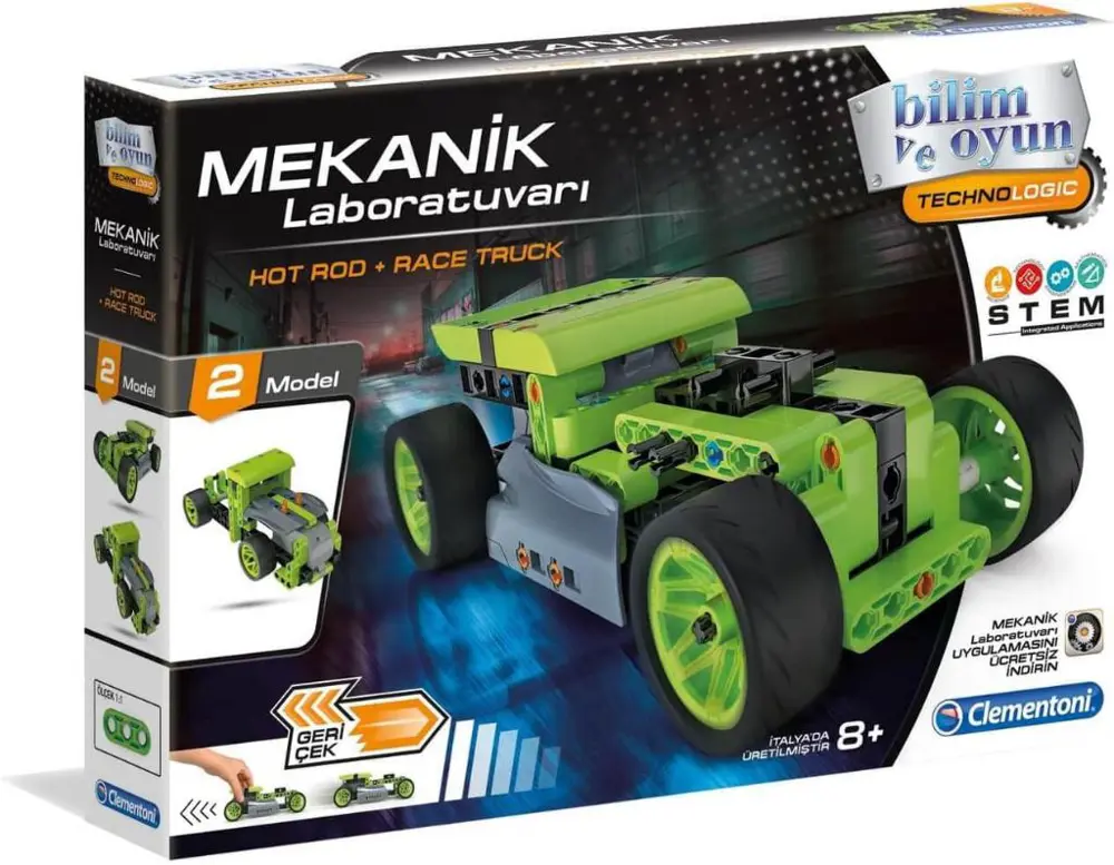 Clementoni Mekanik Laboratuvarı Hot Rod ve Race Truck 64959