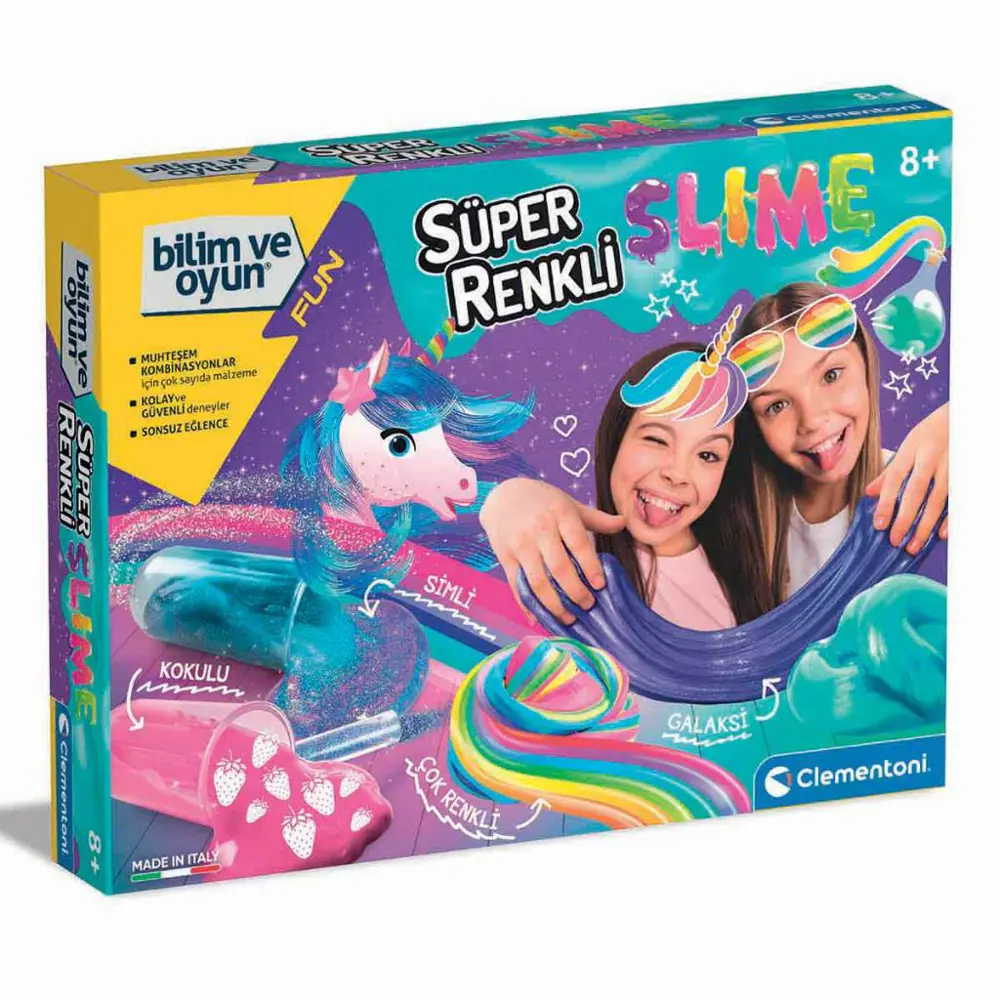 Clementoni Süper Renkli Slime Oyun Seti 64812