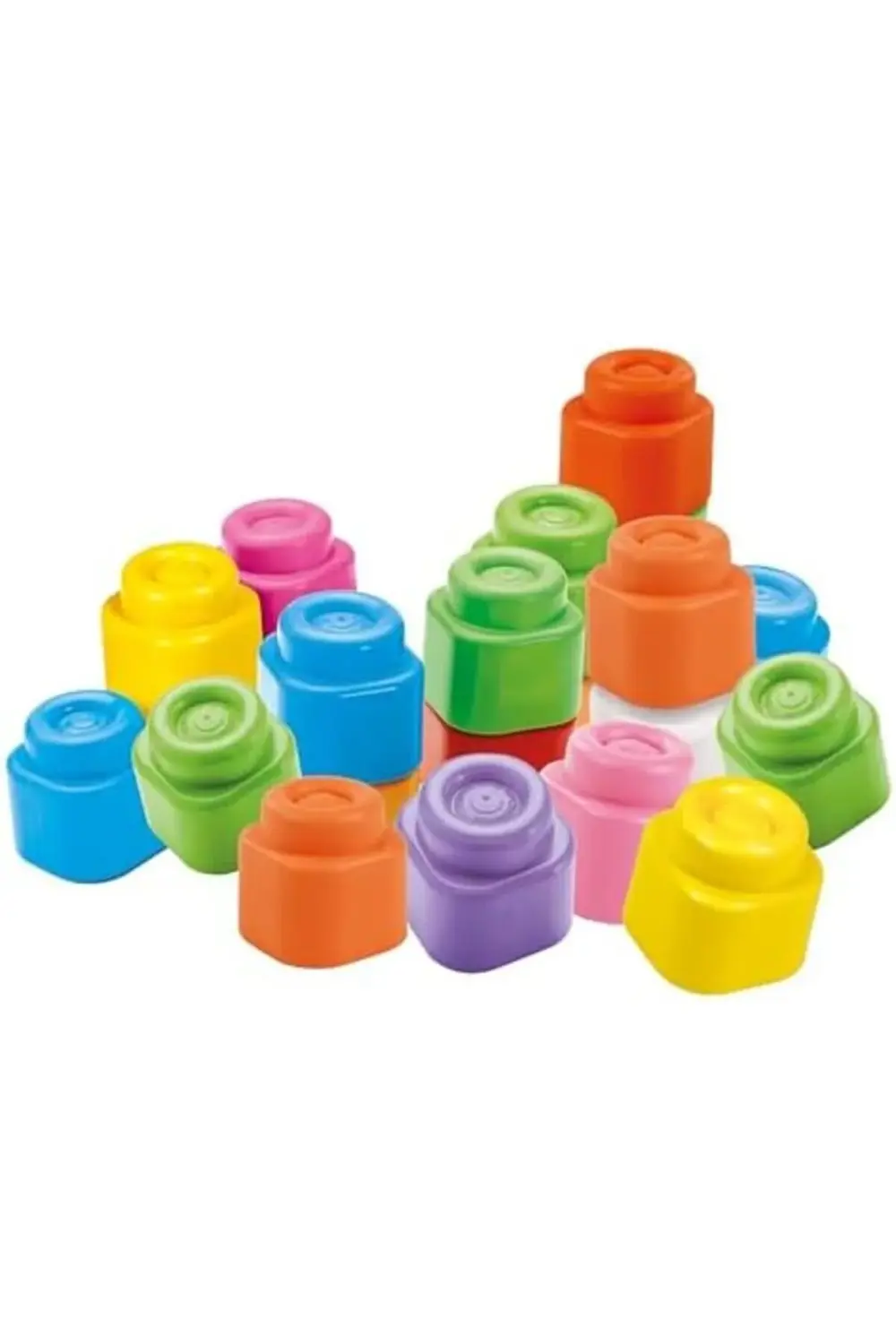 Clemmy 17878 40 adet şeffaf kız çantası çok renkli 1178227