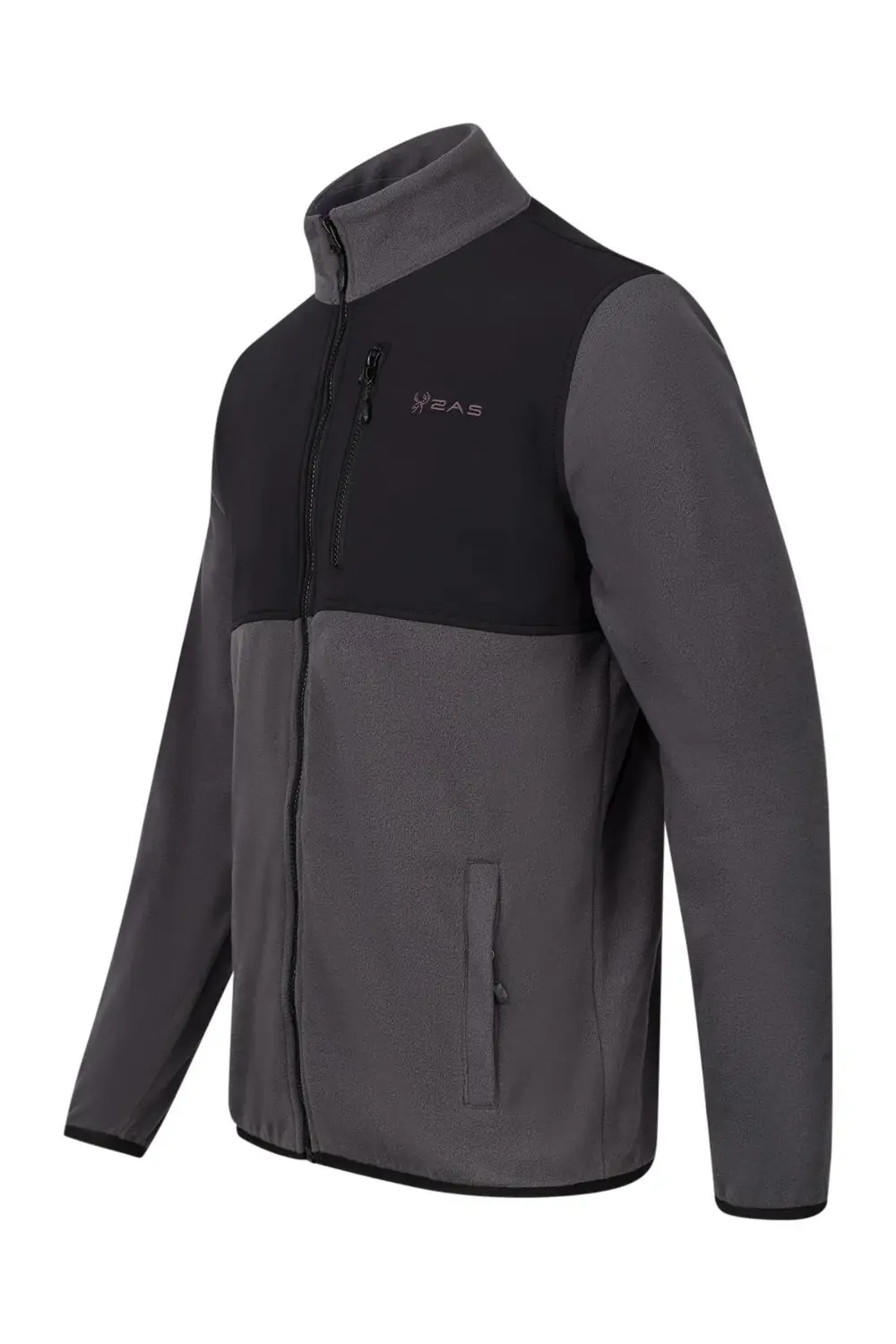 Cliff Erkek Parçalı İnce Polar Sweatshirt Antrasit