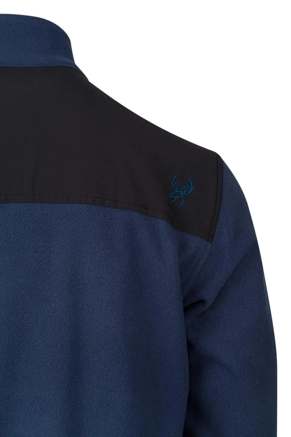 Cliff Erkek Parçalı İnce Polar Sweatshirt Lacivert