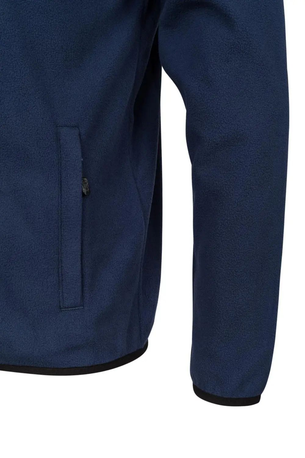 Cliff Erkek Parçalı İnce Polar Sweatshirt Lacivert