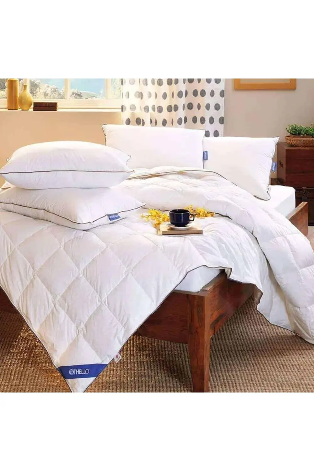 Clima Downa Iklim Dengeleyici Kaz Tüyü Yorgan 195x215 Cm