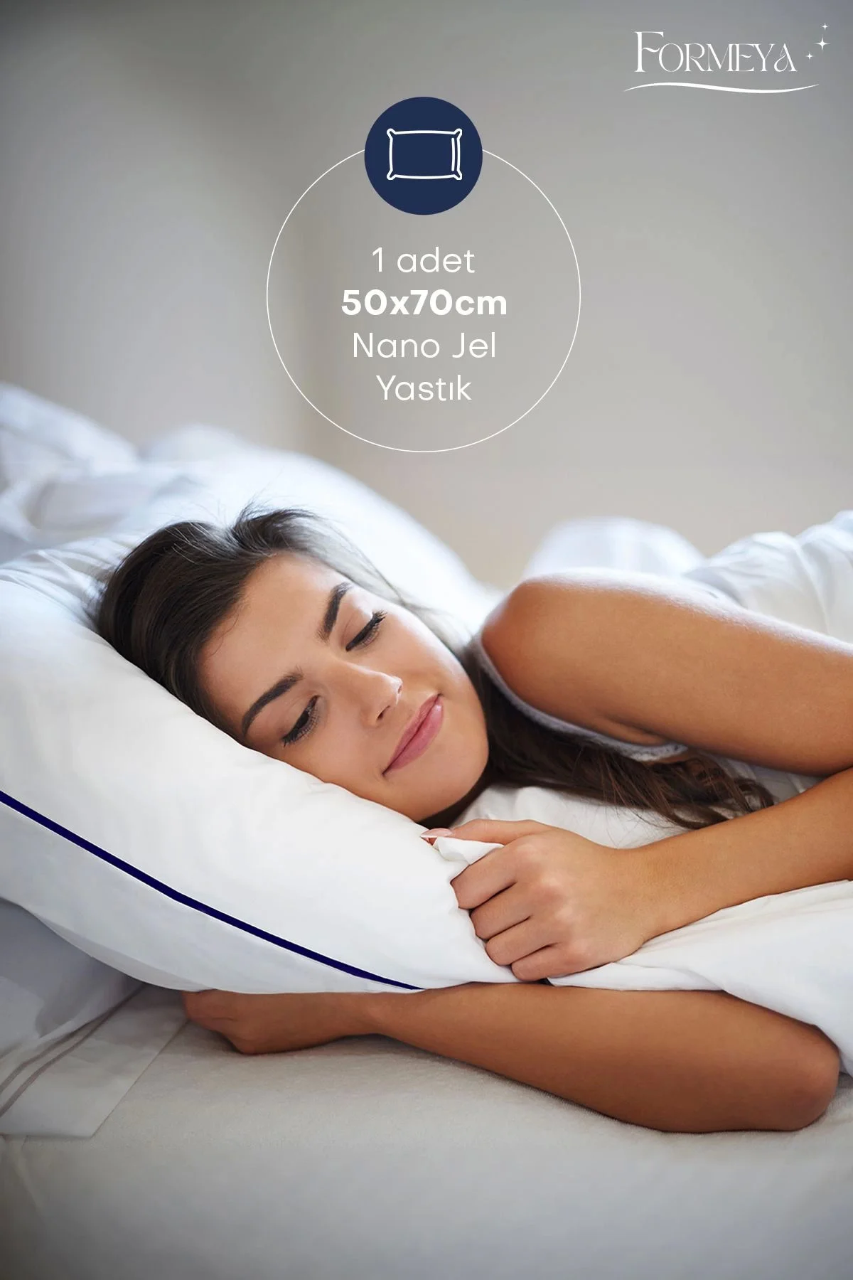 Climate %100 Pamuk Dış Kumaş Nano Jel Yastık Otel Yastığı 50*70 C