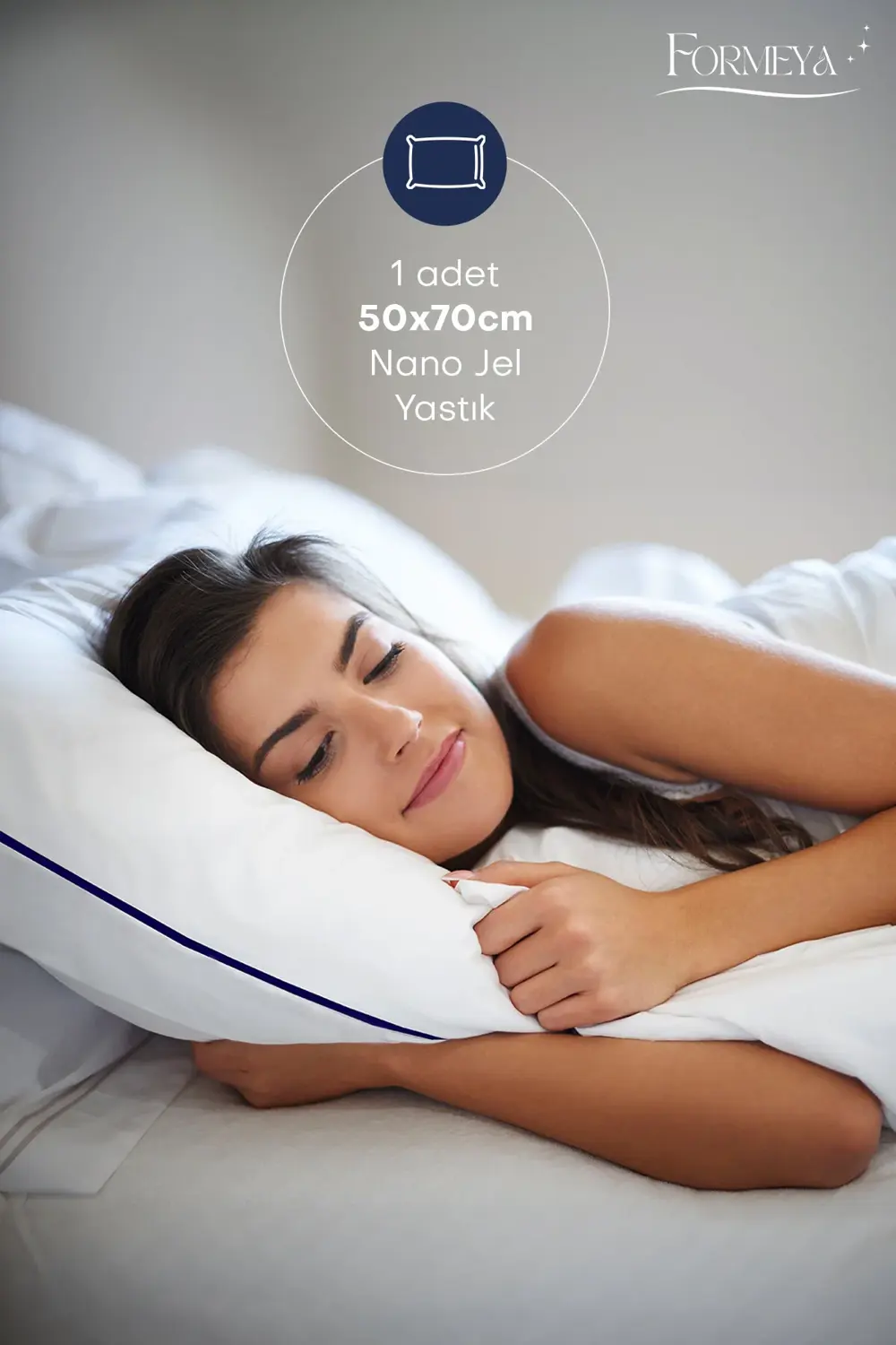 Climate %100 Pamuk Dış Kumaş Nano Jel Yastık Otel Yastığı 50*70 C