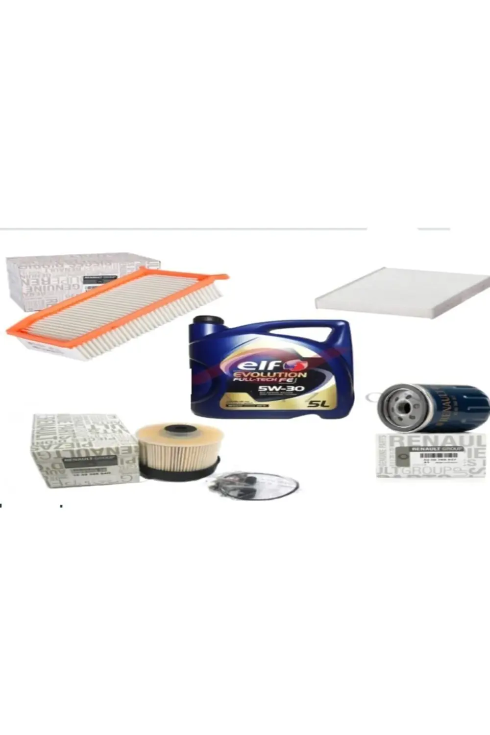 Clio 4 Bakım Seti Yağ/ Filtre 5li Set