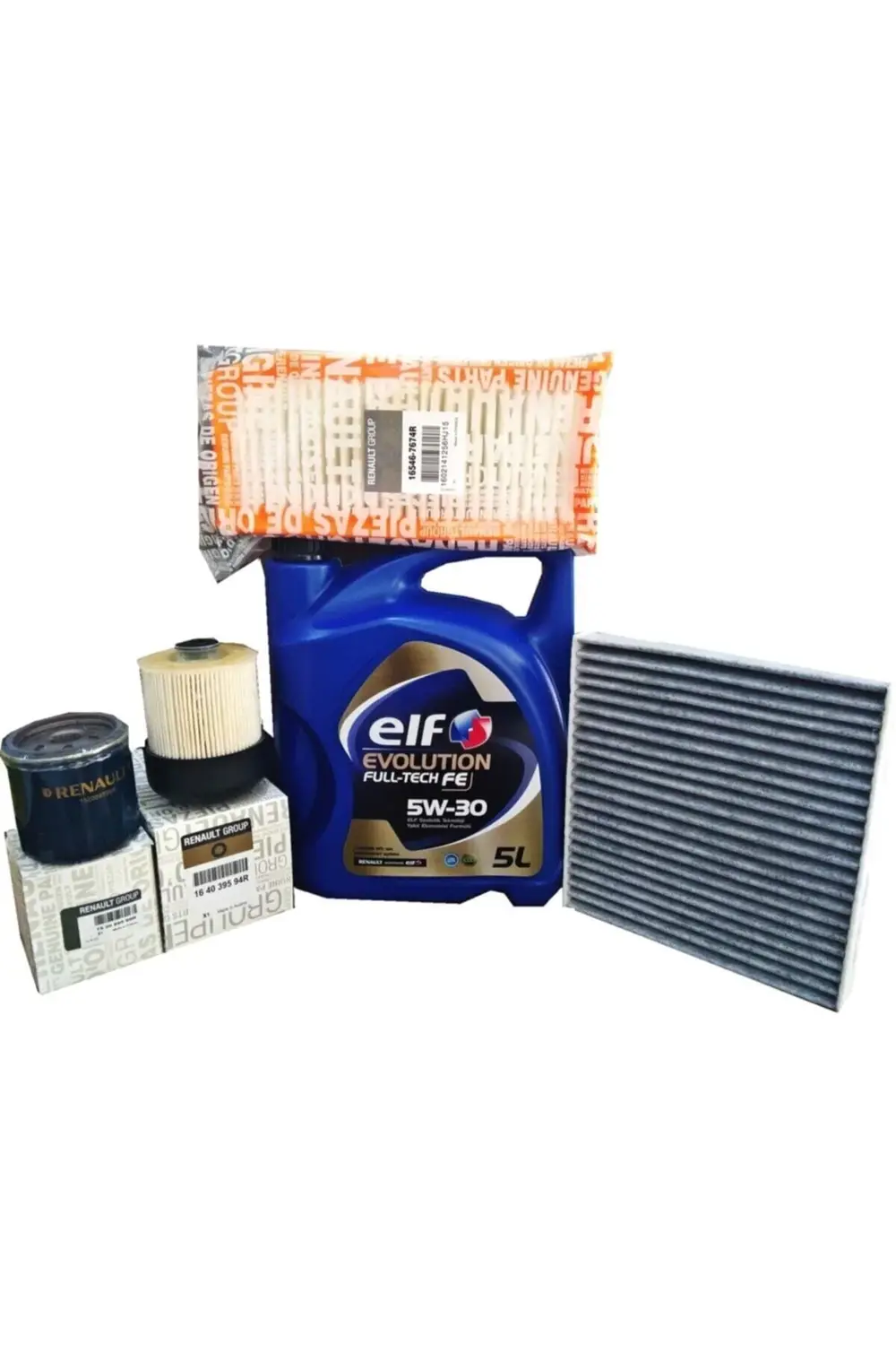 Clio 4 Uyumlu Yağ Bakım Filtre Seti 1.5 Dci Hava Yağ Polen Mazot