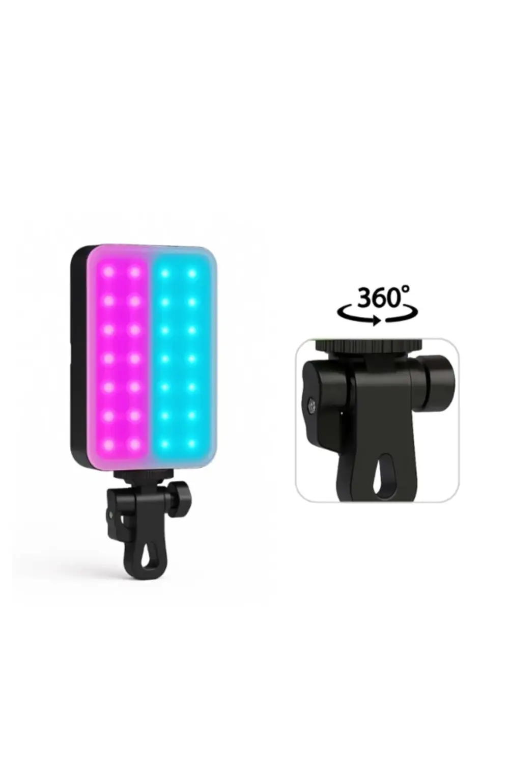 Clip-fill Taşınabilir Mini Rgb Led Selfie Işığı