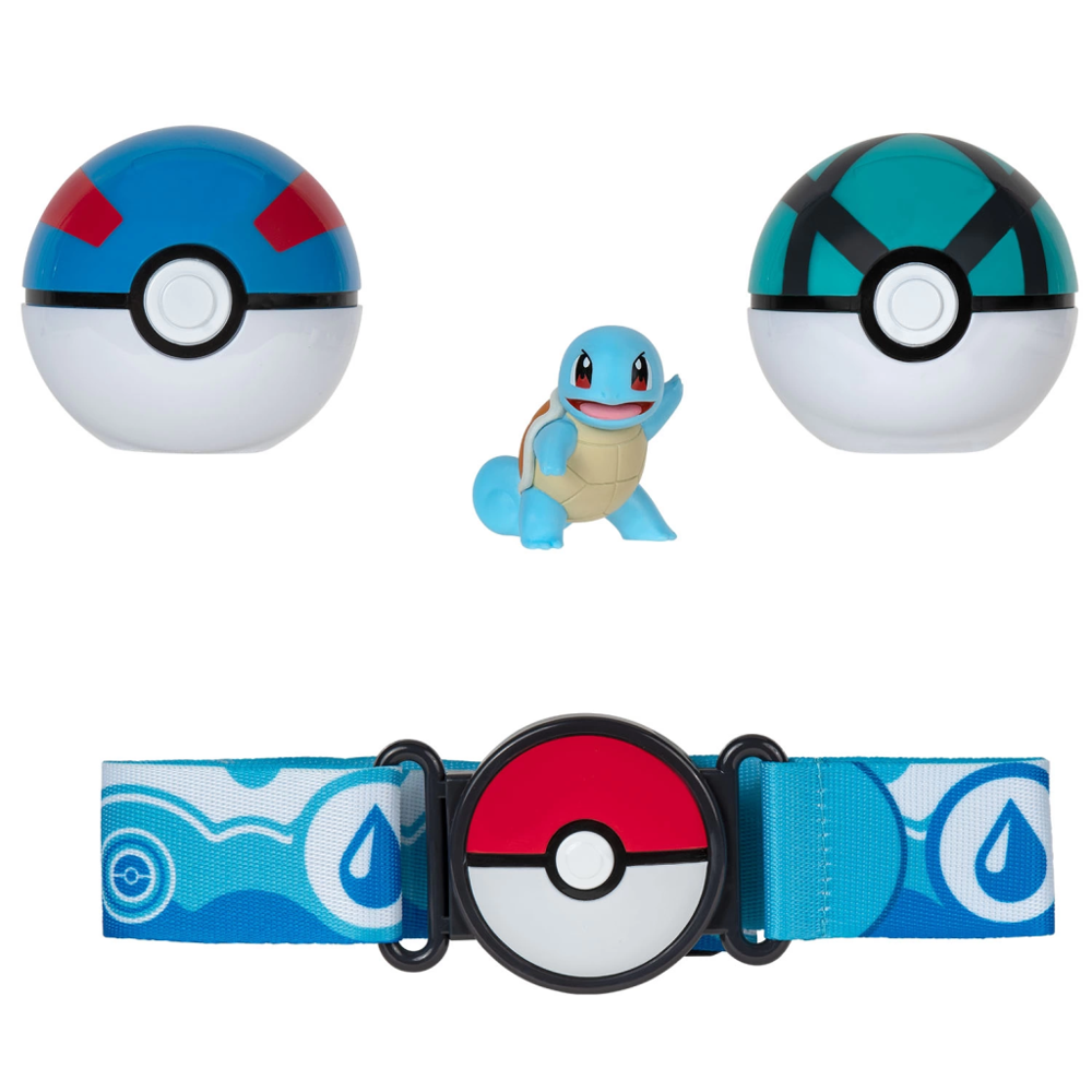 Clip 'N' Go Pokeball Kemer ve Figür Seti Clip 'N' Go Pokeball Kemer ve Figür Seti