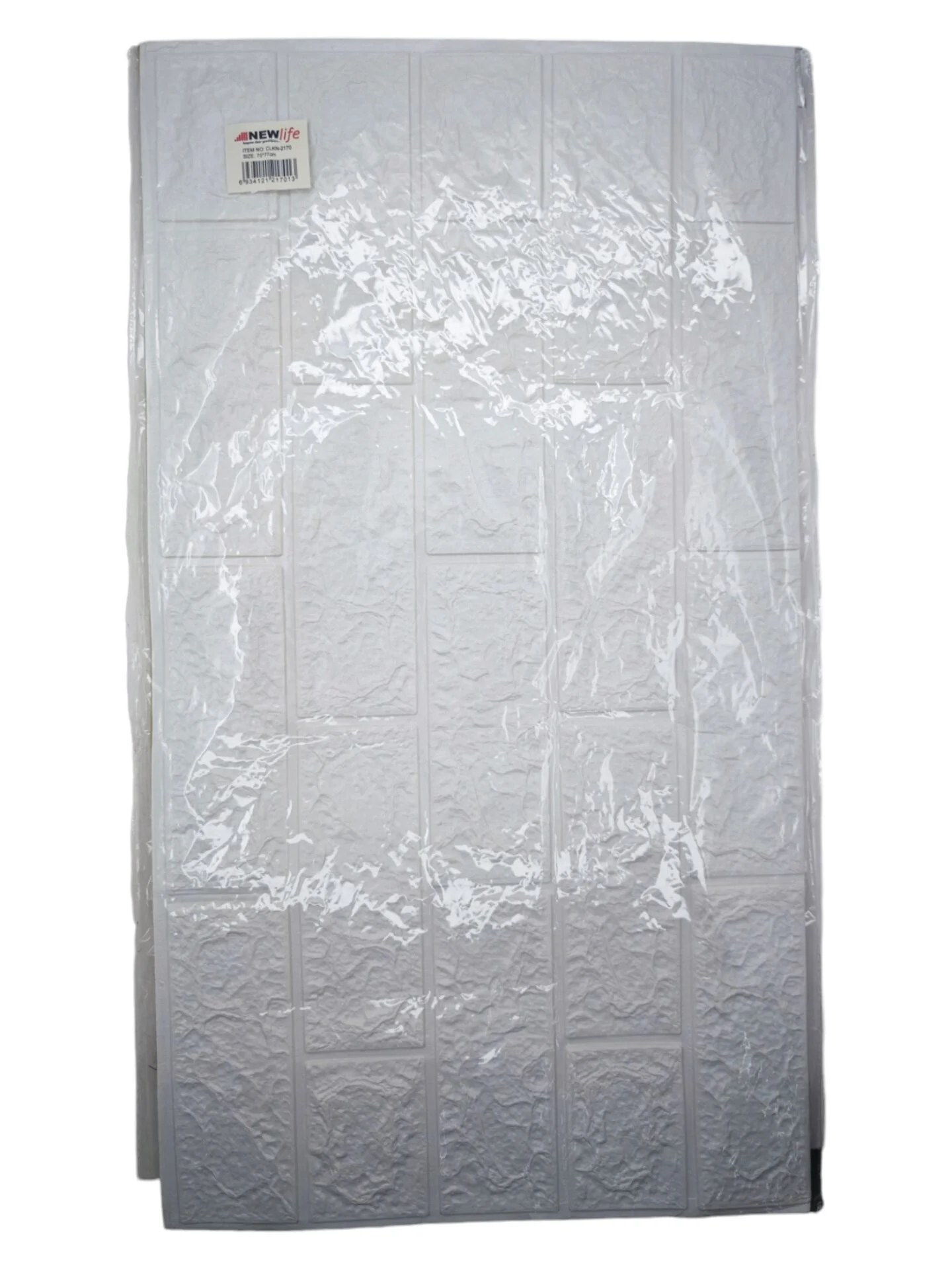 CLKN-2170   Newlife Yapışkanlı 3D Duvar Kağıdı 70*77cm - Beyaz