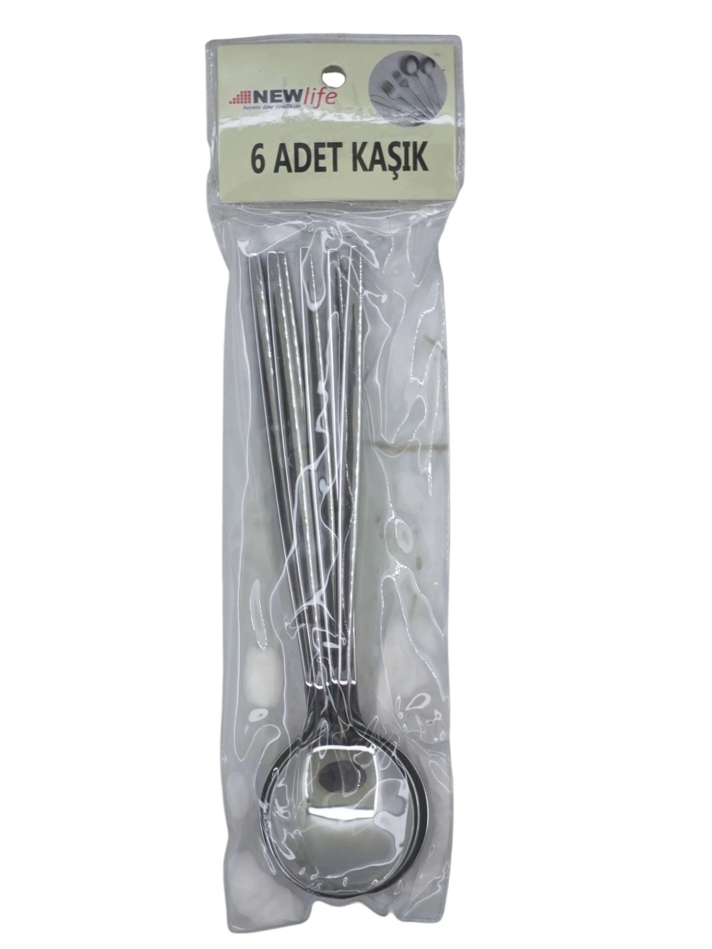 CLKN-2312   Newlife Gümüş Yemek Kaşığı 6lı