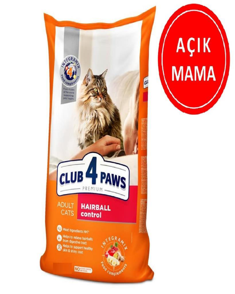 Club4Paws Premium Hairball Control Tavuklu Tüy Yumağı Önleyici Ye Club4Paws Premium Hairball Control Tavuklu Tüy Yumağı Önleyici Ye