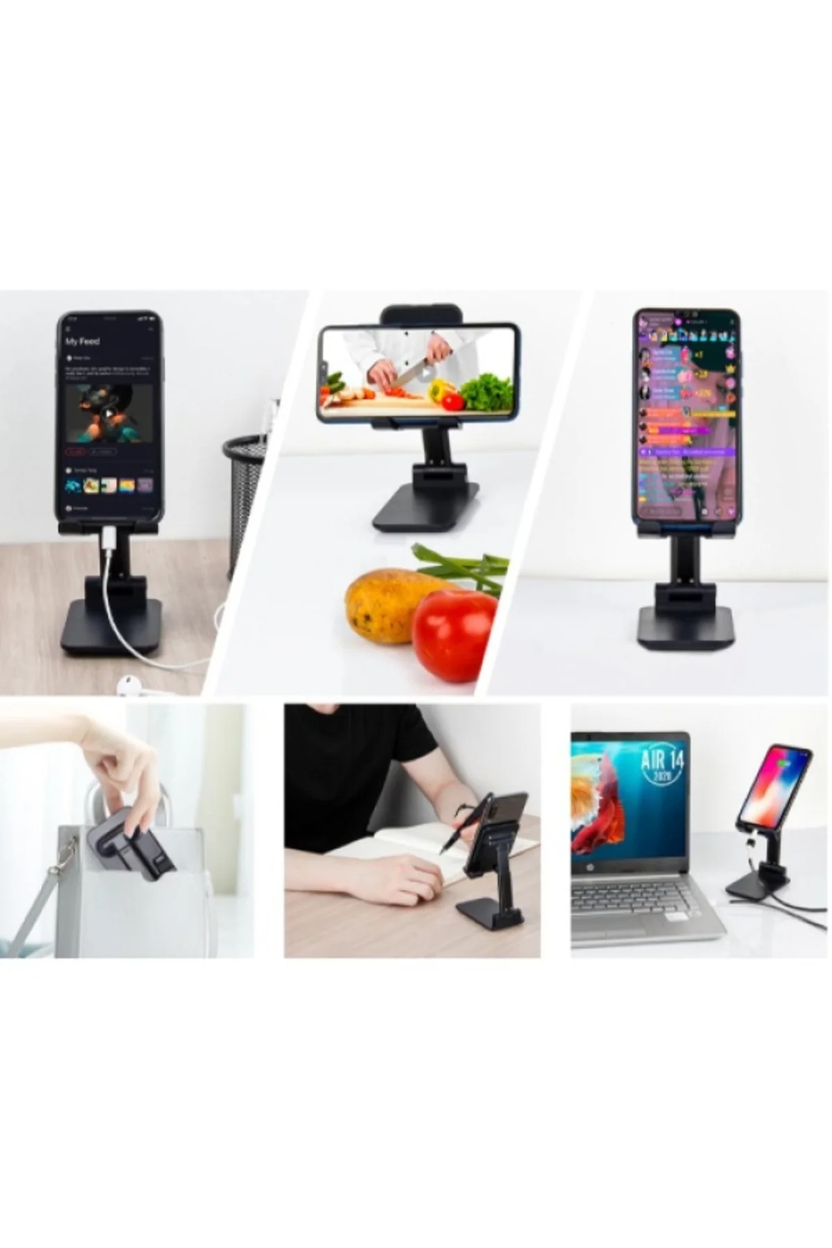 CLZ192 Portatif Masaüstü Telefon Tablet Tutucu