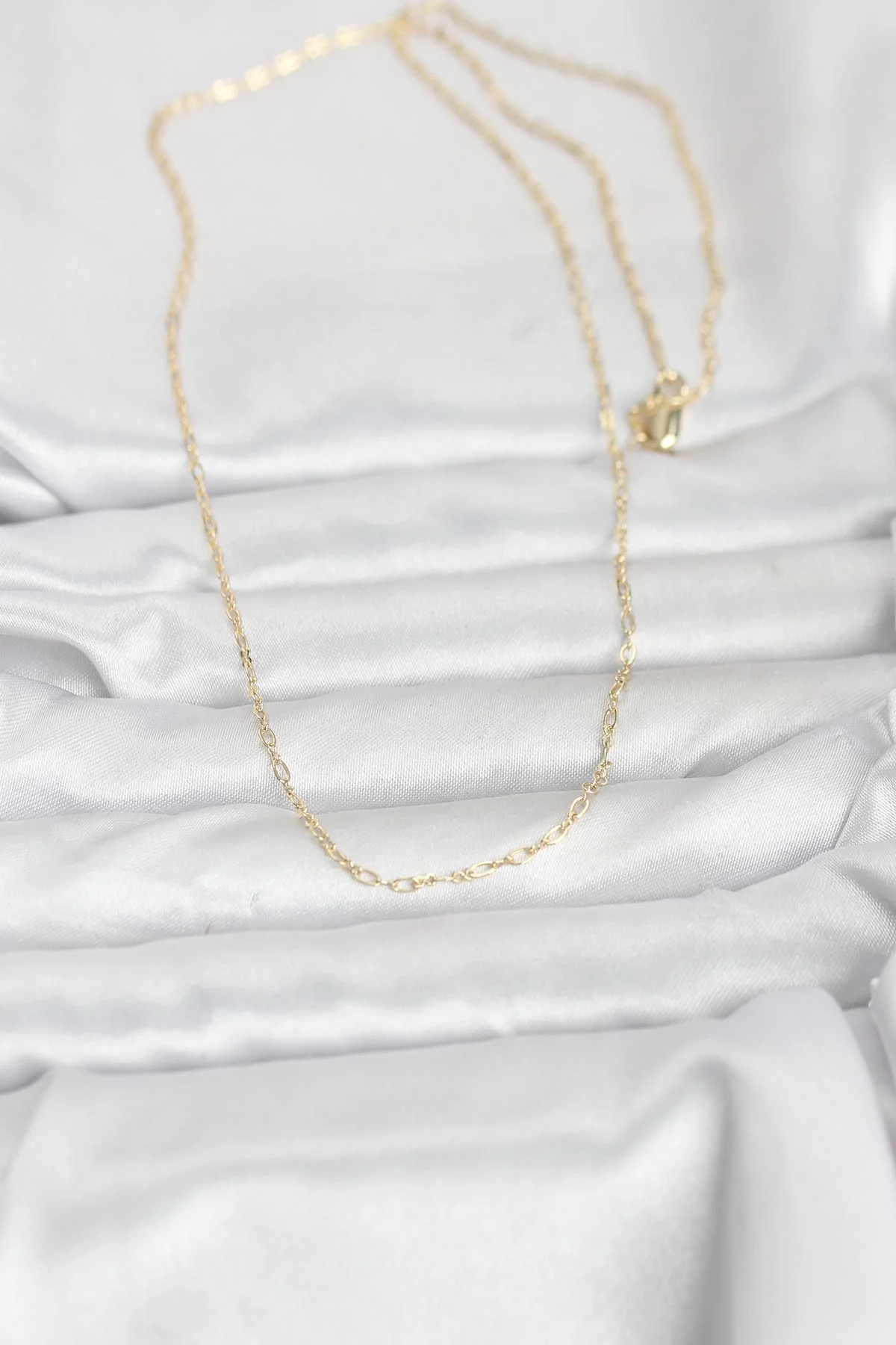 CM 14K Gold Renk 60 cm Zincirli Kadın Kolye 5886 - GLST6622-9124