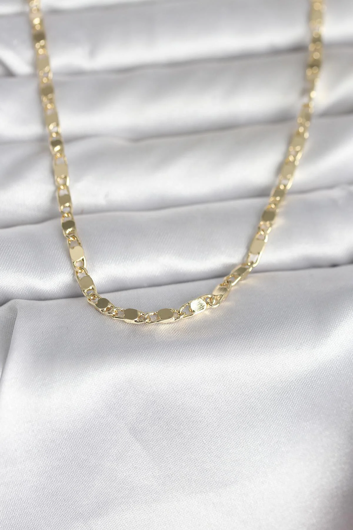 CM 14K Gold Renk Arpa Model 45 cm Kadın Kolye