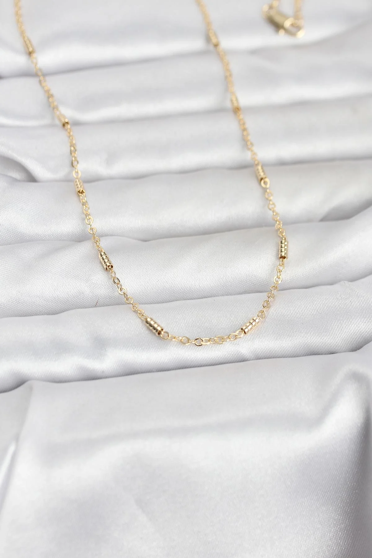 CM 14K Gold Renk Bar Zincir Model 60 cm Kadın Kolye Fiyatı, Yorumları ve Özellikleri