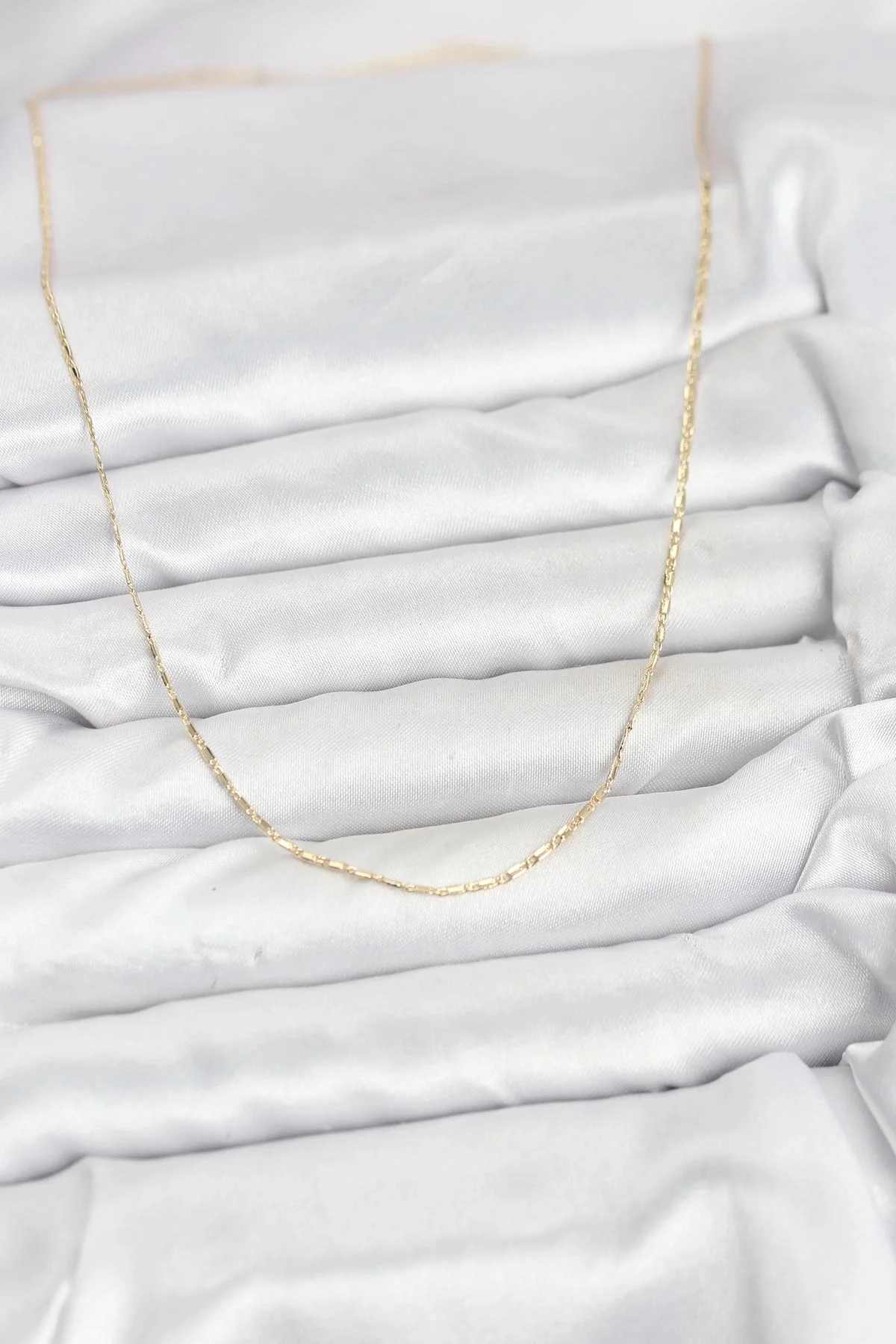 CM 14K Gold Renk Kesme Model 60 cm Kadın Kolye CM 14K Gold Renk Kesme Model 60 cm Kadın Kolye