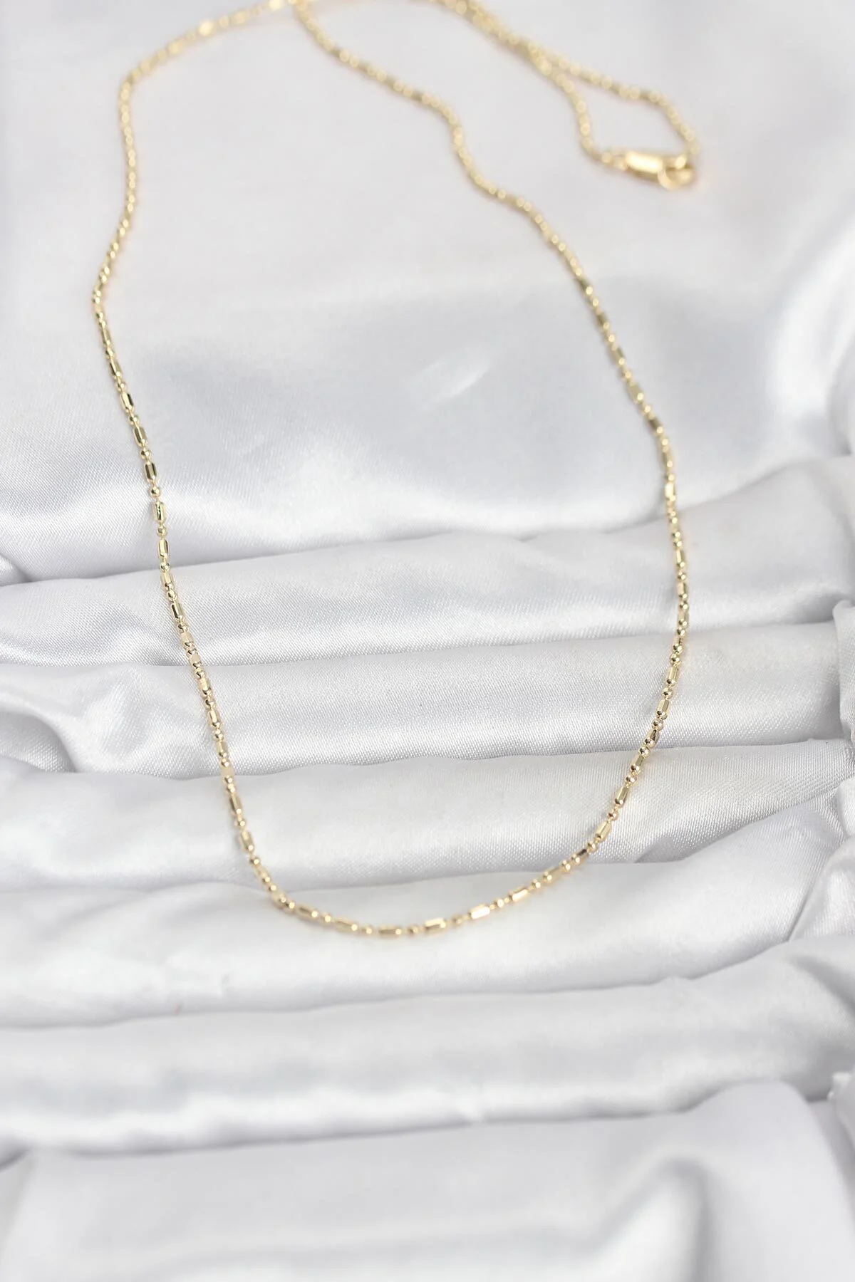 CM 14K Gold Renk Zincirli 60 cm Kadın Kolye