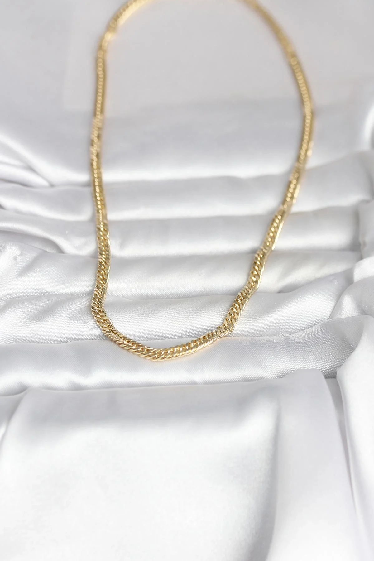 CM 14K Gold Renk Zincir Model 45 cm Kadın Kolye