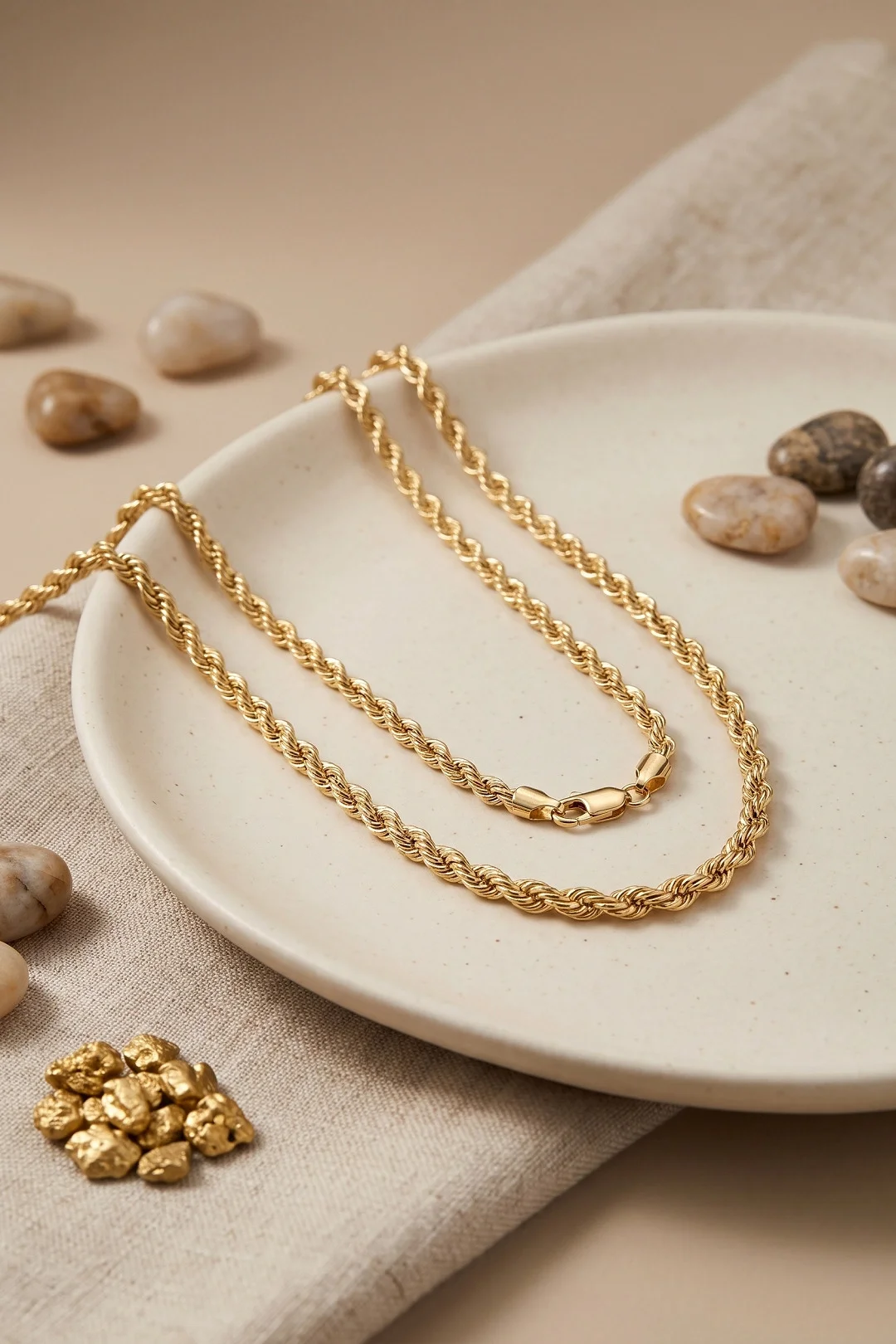 CM Burgu Zincir Model Gold Renk 50 cm Kadın Kolye CM Burgu Zincir Model Gold Renk 50 cm Kadın Kolye