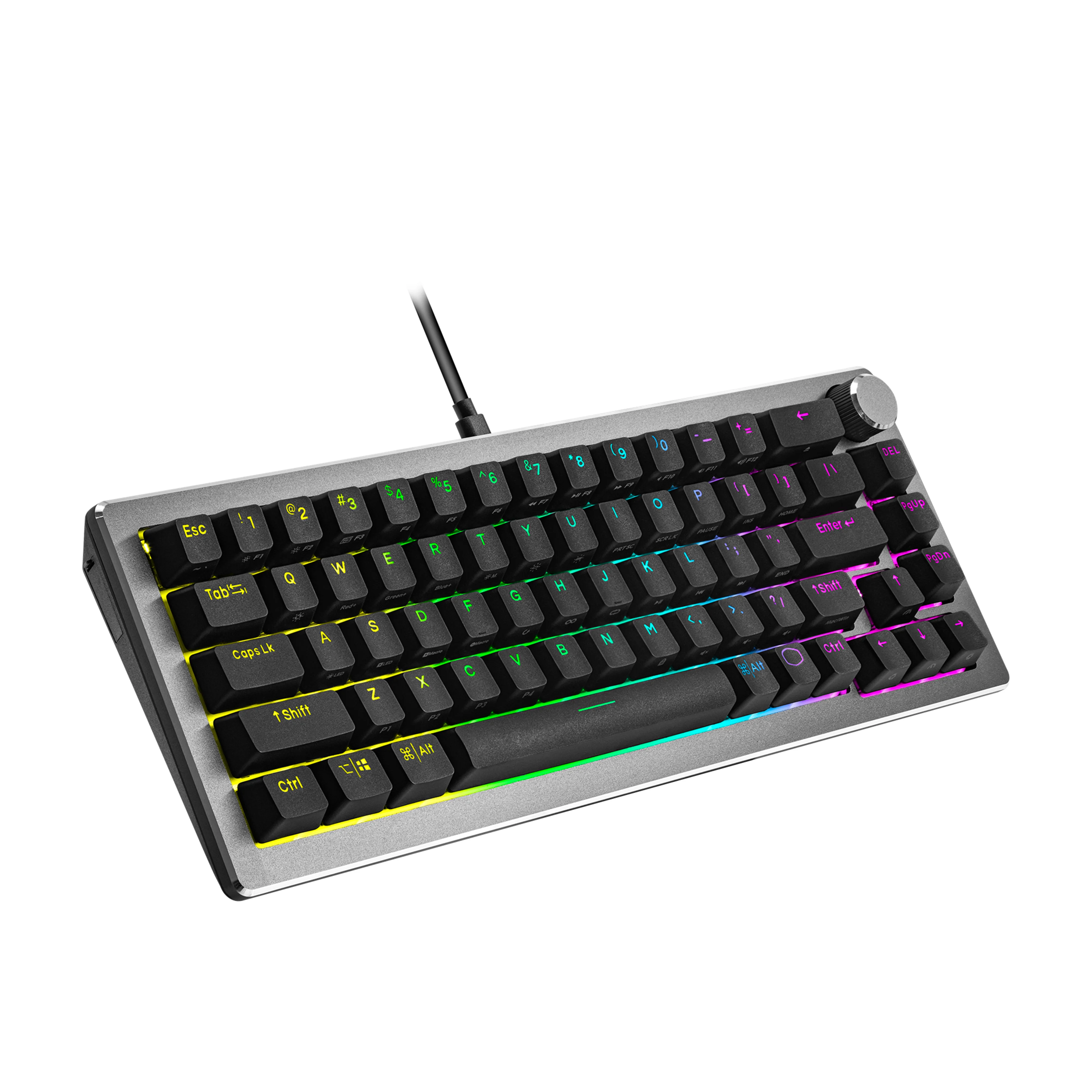 CM CK720 Siyah RGB KALIH Beyaz Switch %65 Mekanik Oyuncu Klavyesi - UK Layout