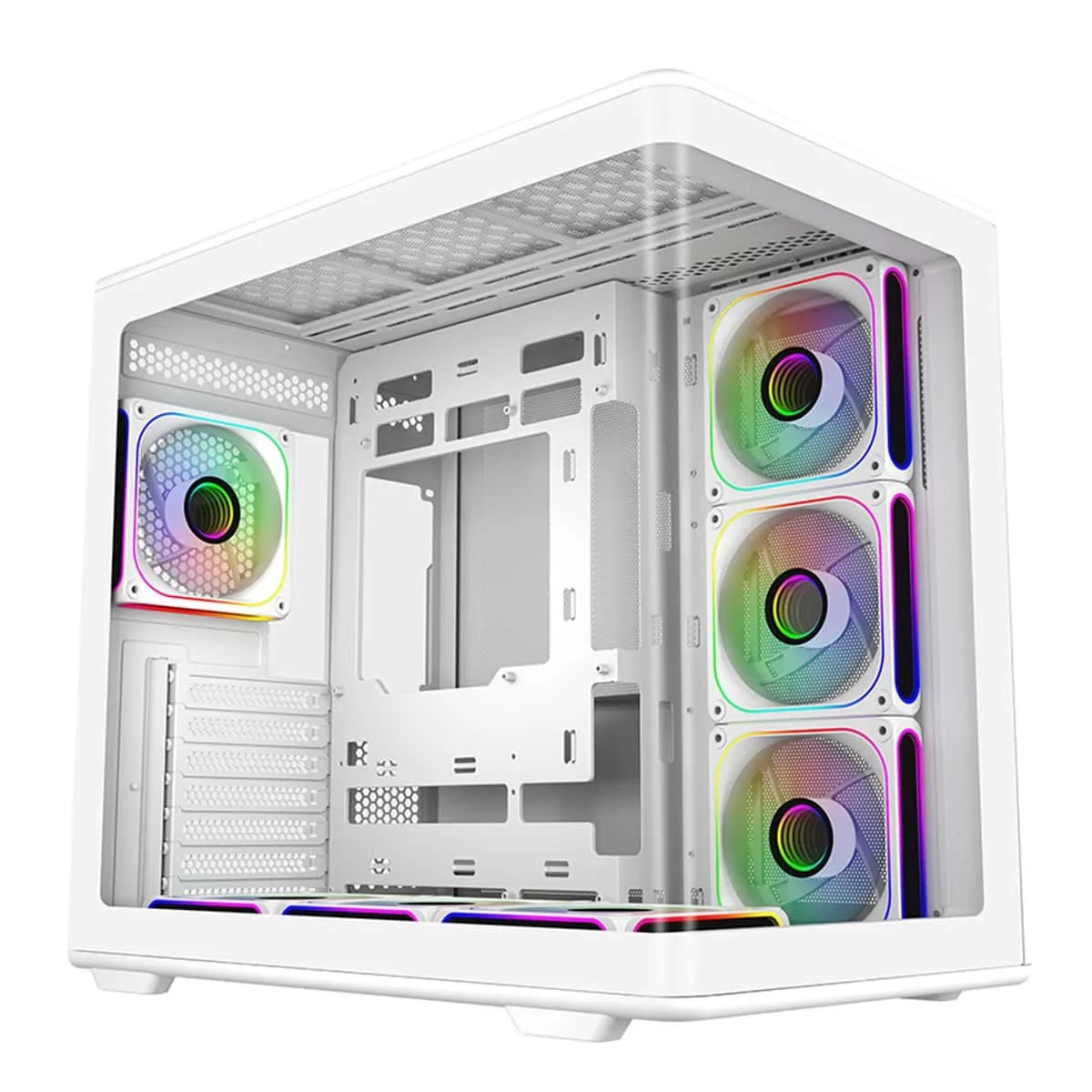 CM Elite 600 Curve TG Beyaz ARGB 7x12cm Fanlı, Back-Connect Anakart Destekli MidTower Kasa Fiyatı, Yorumları ve Özellikleri
