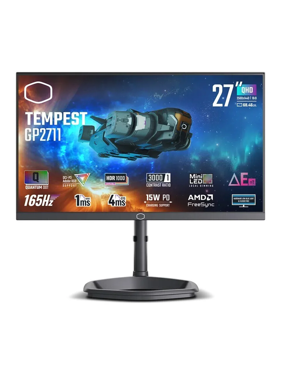 CM GP2711 27" 165HZ 1MS VA 2K 2560X1440 2XHDMI 1XDP HDR PIVOT KVM 576 MINI LED Monitör Fiyatı, Yorumları ve Özellikleri