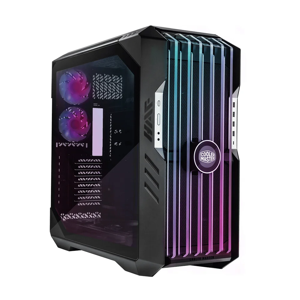 CM HAF700 EVO Tempered Glass ARGB Ledli LCD Ekran Mesh Ön Panel, Titanyum Gri Renkli FullTower Kasa Fiyatı, Yorumları ve Özellikleri