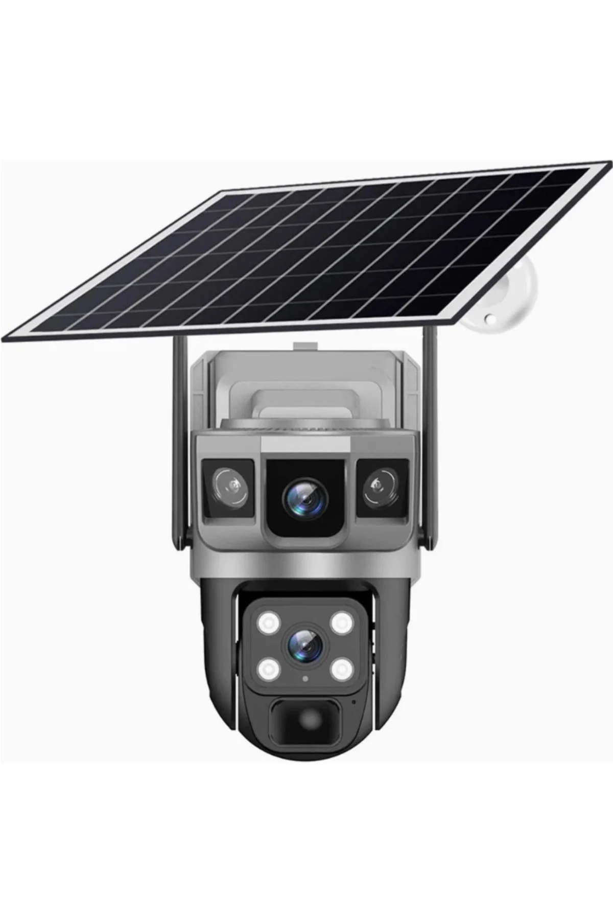 CMR51 V380 Solar Güvenlik Kamerası - Kablosuz, Güneş Enerjili, Gece Görüşlü Dış Mekan Kamera